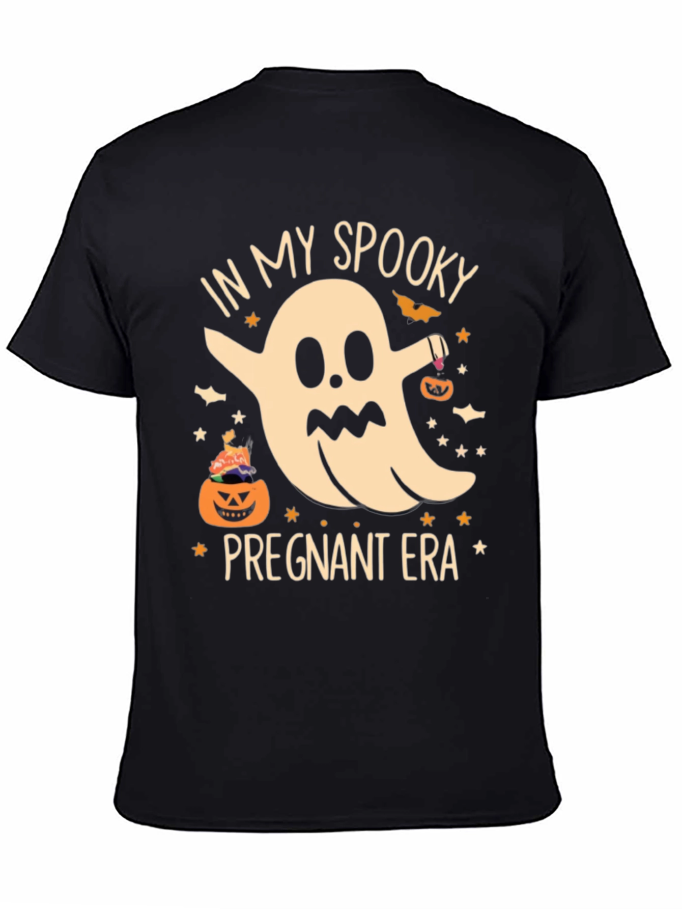 Spooky Pregnant Era Halloween T-Shirt