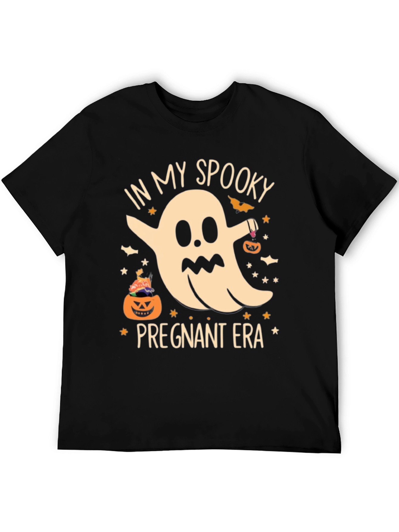 Spooky Pregnant Era Halloween T-Shirt