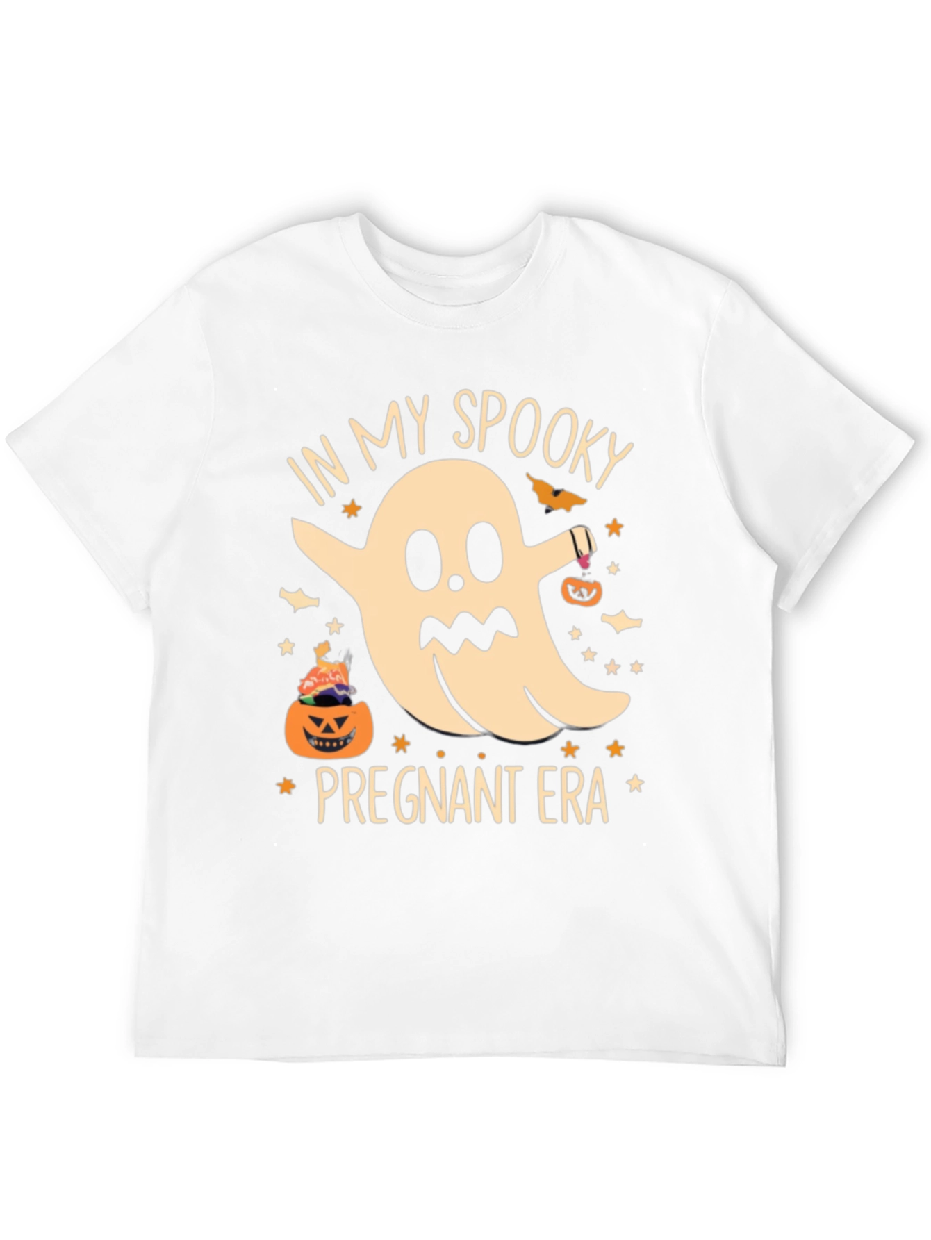 Spooky Pregnant Era Halloween T-Shirt