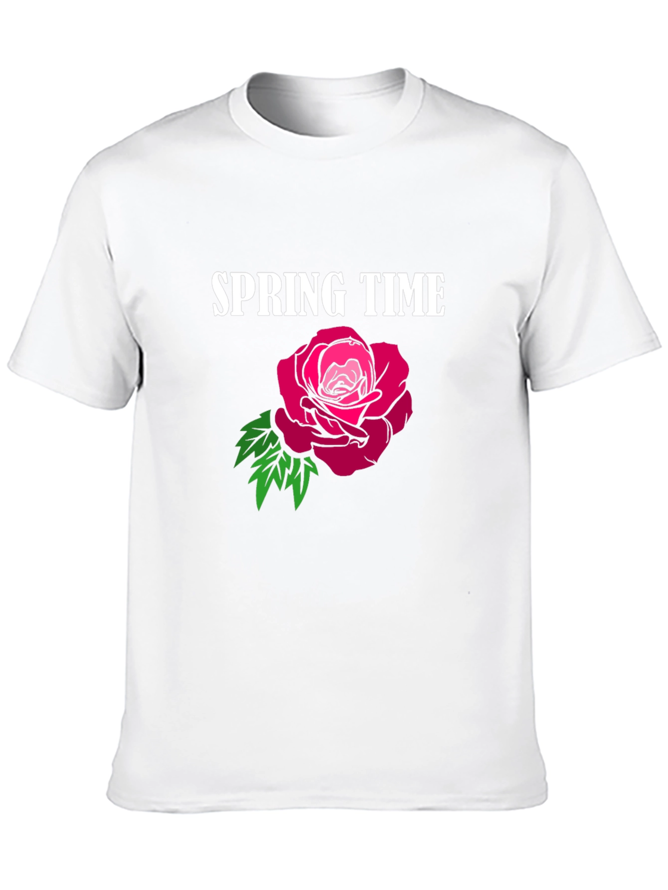 Spring Time Rose Graphic T-Shirt