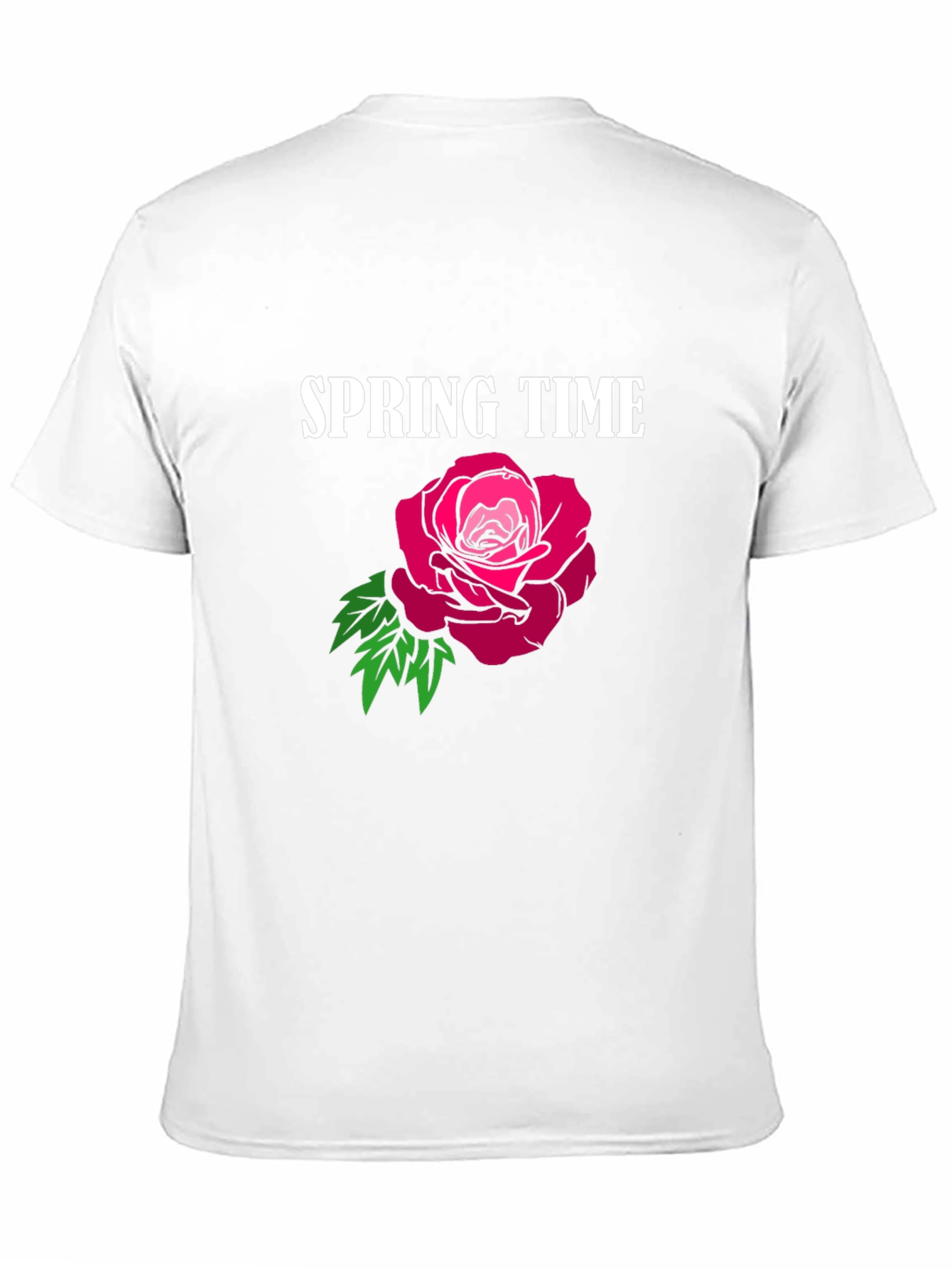 Spring Time Rose Graphic T-Shirt