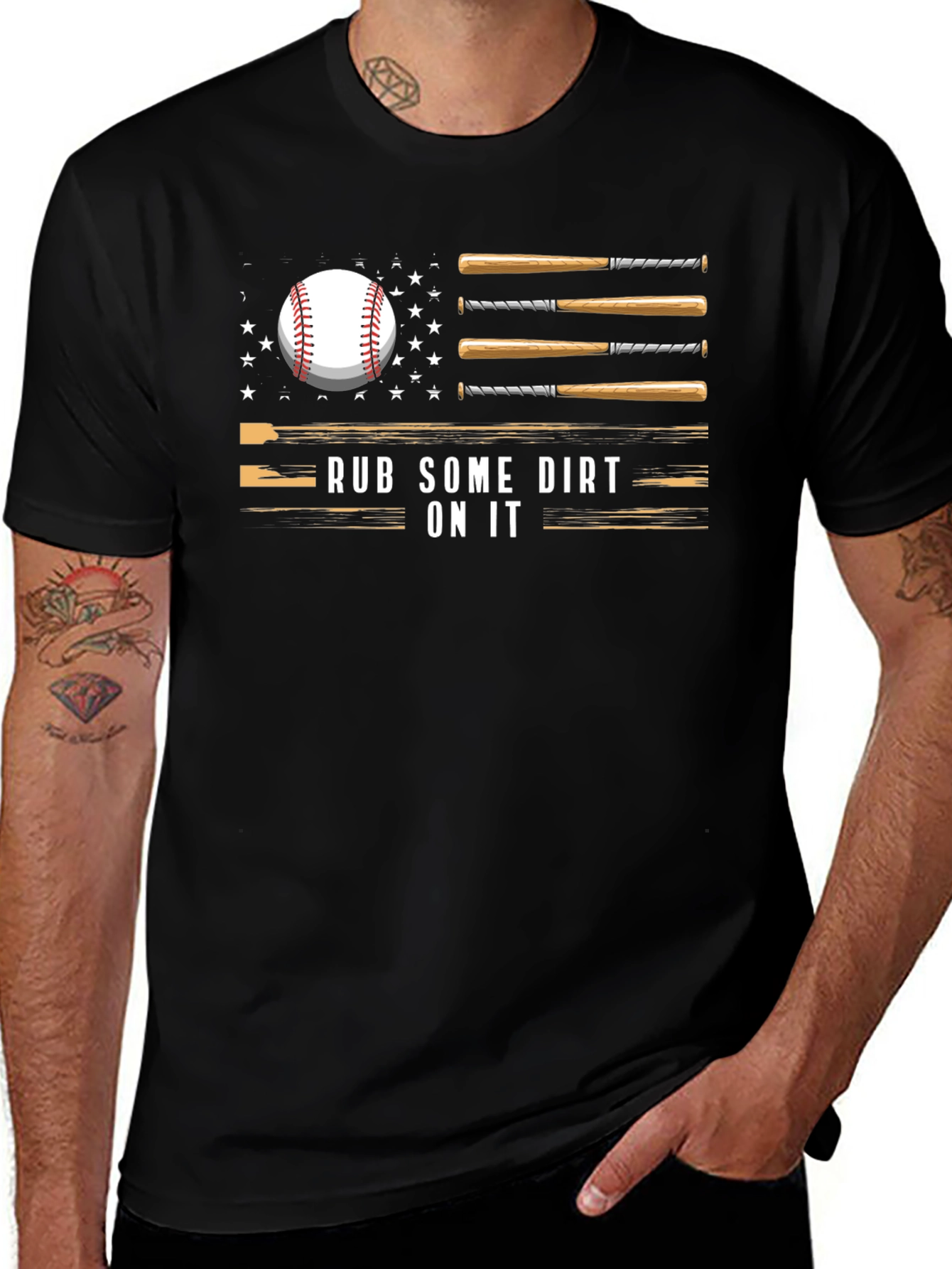 Rub Some Dirt On It Baseball T-Shirt