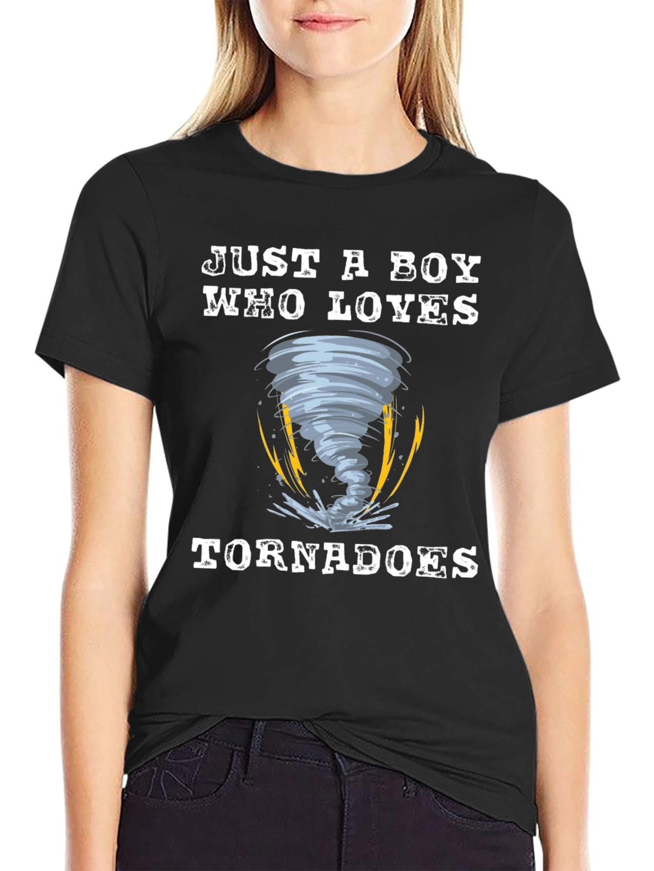 Just a Boy Who Loves Tornadoes T-Shirt