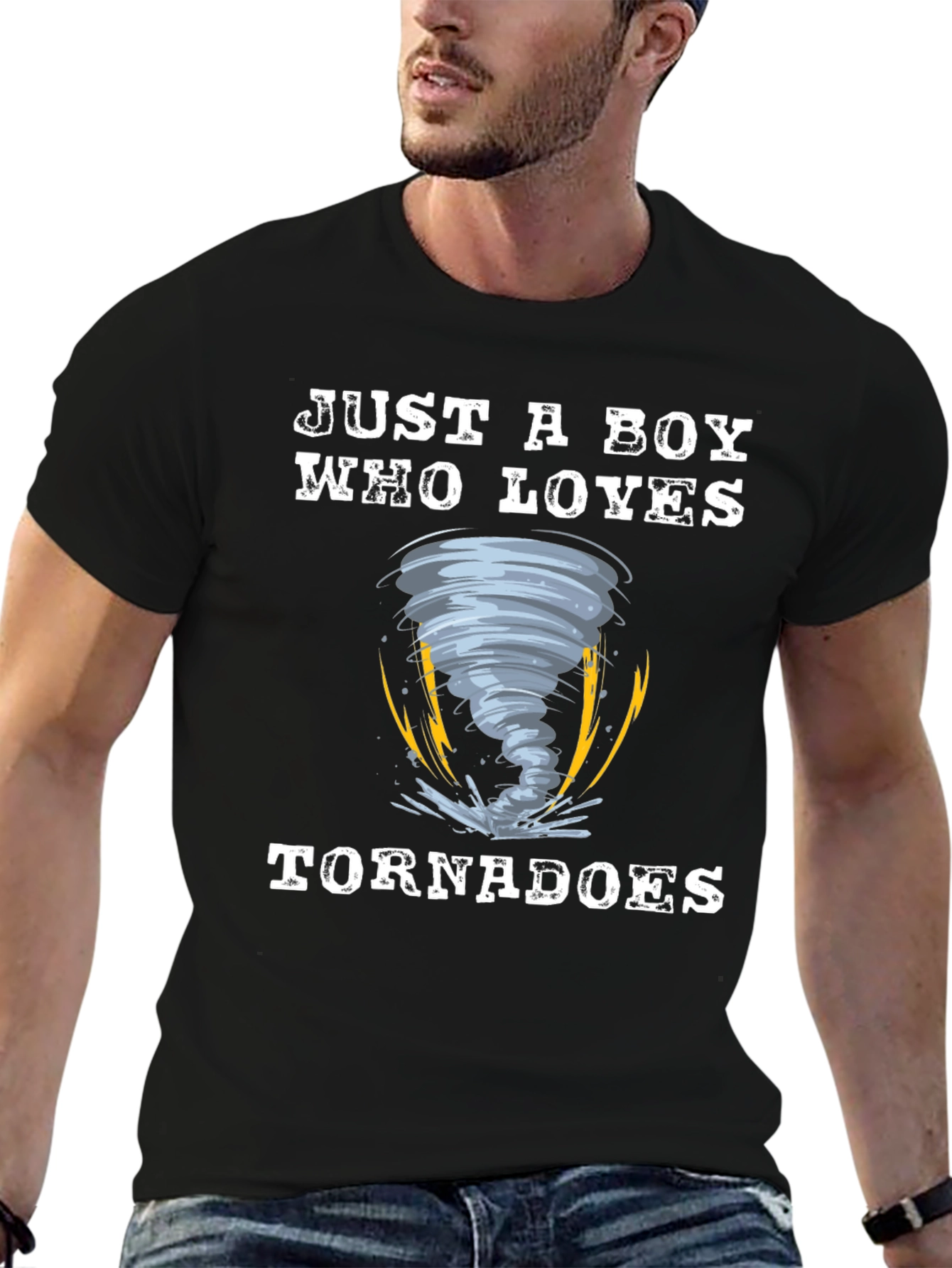 Just a Boy Who Loves Tornadoes T-Shirt