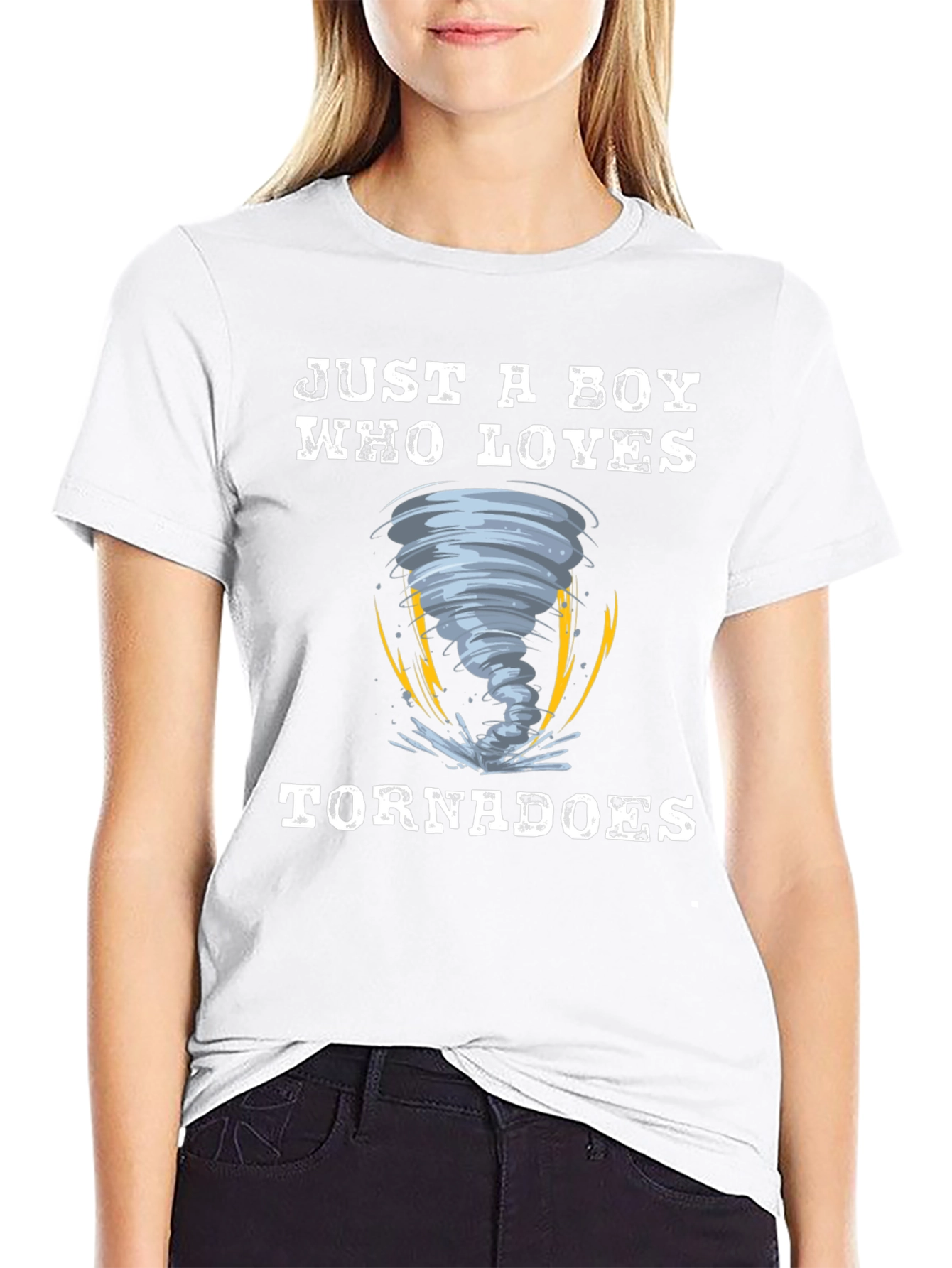 Just a Boy Who Loves Tornadoes T-Shirt