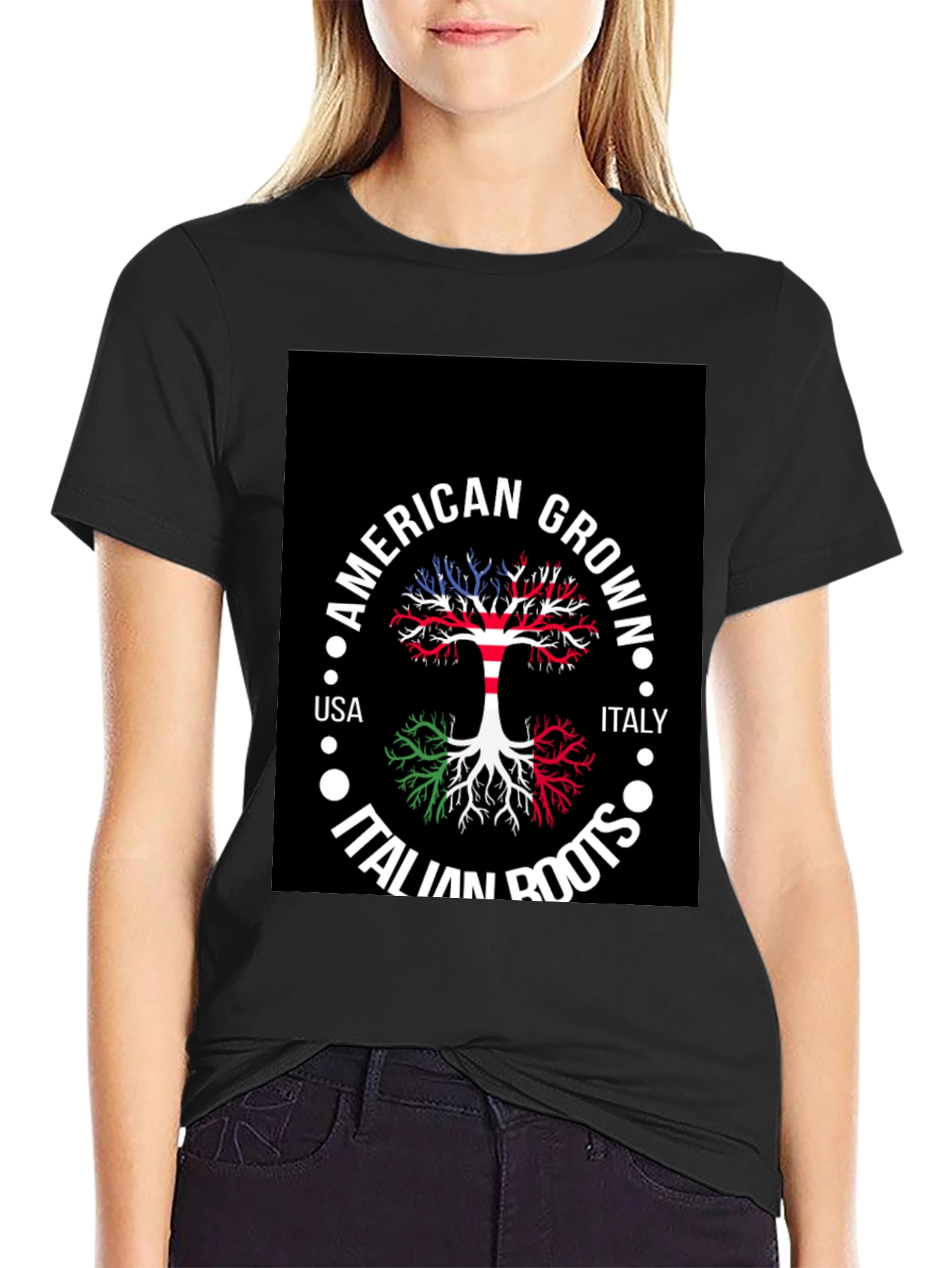 American Grown Italian Roots T-Shirt