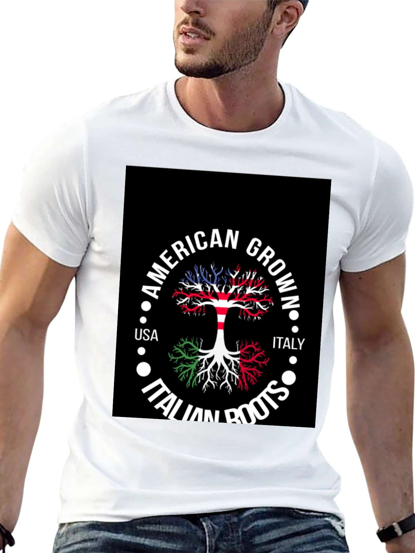 American Grown Italian Roots T-Shirt