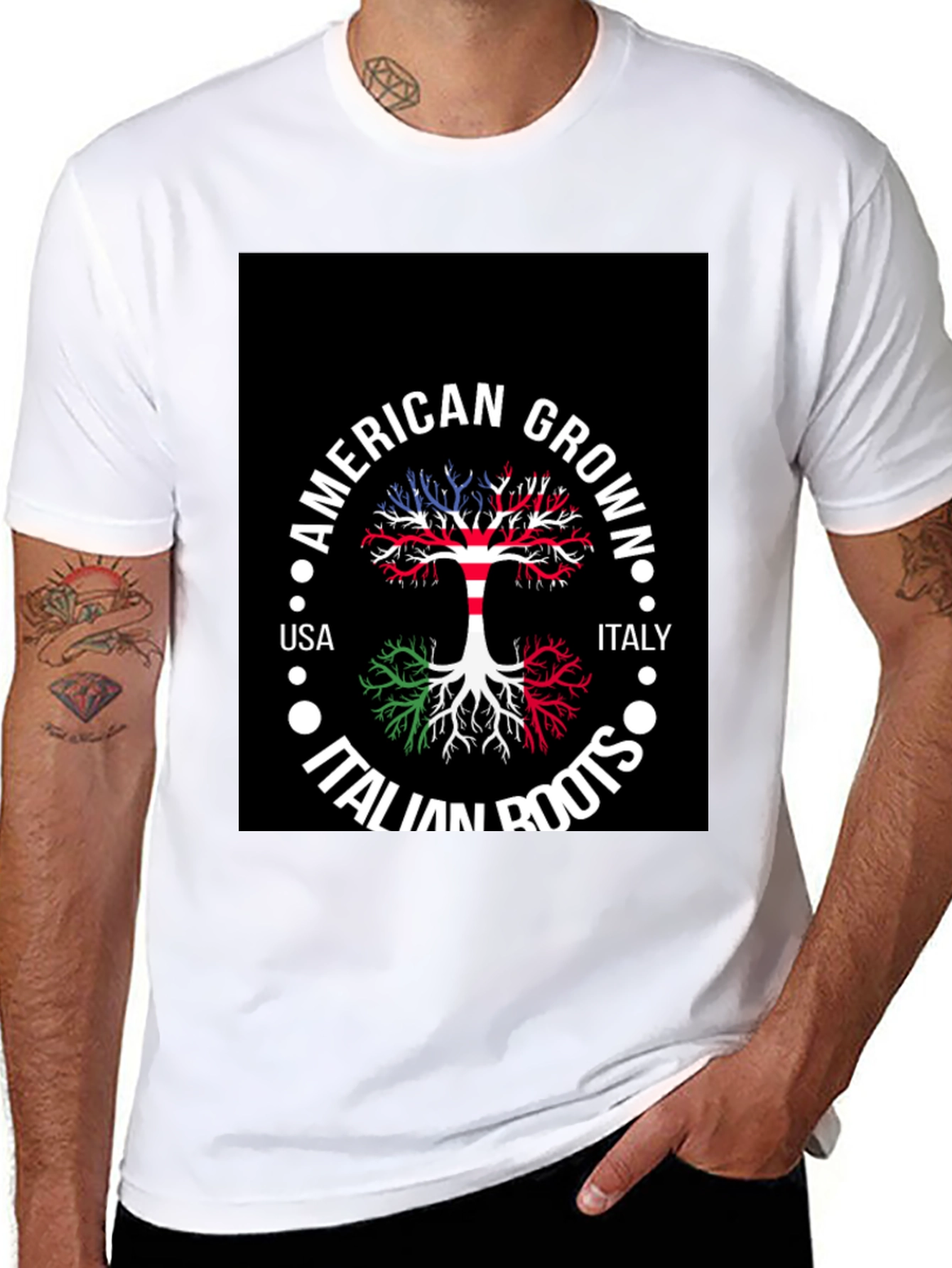 American Grown Italian Roots T-Shirt