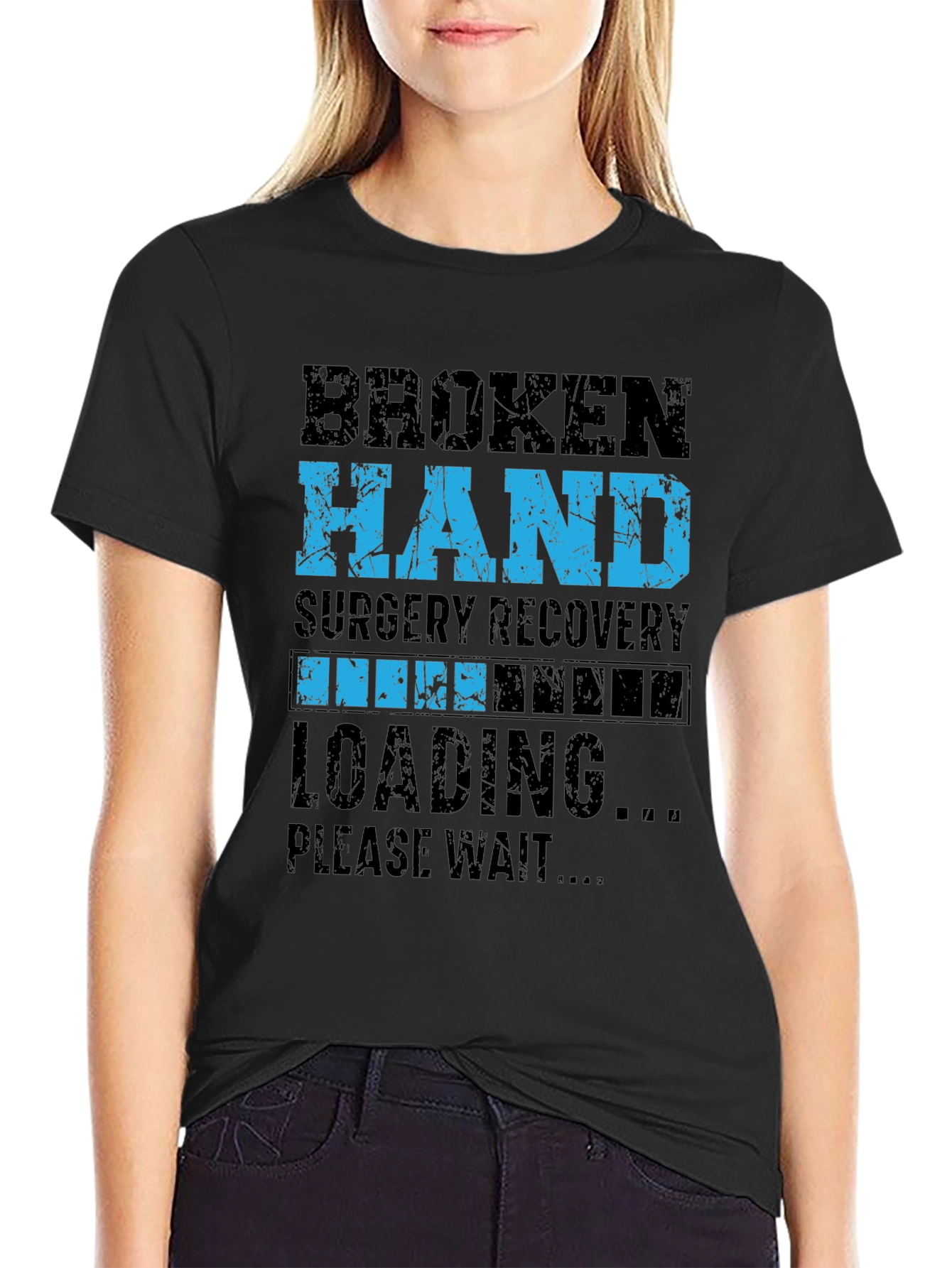 Broken Hand Surgery Recovery Loading T-Shirt