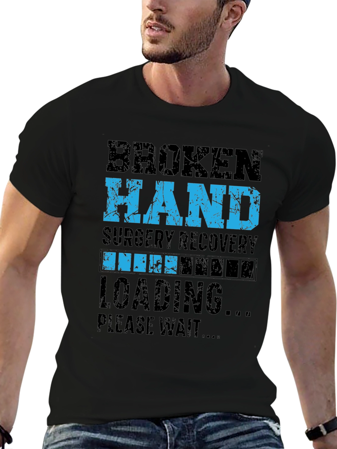Broken Hand Surgery Recovery Loading T-Shirt