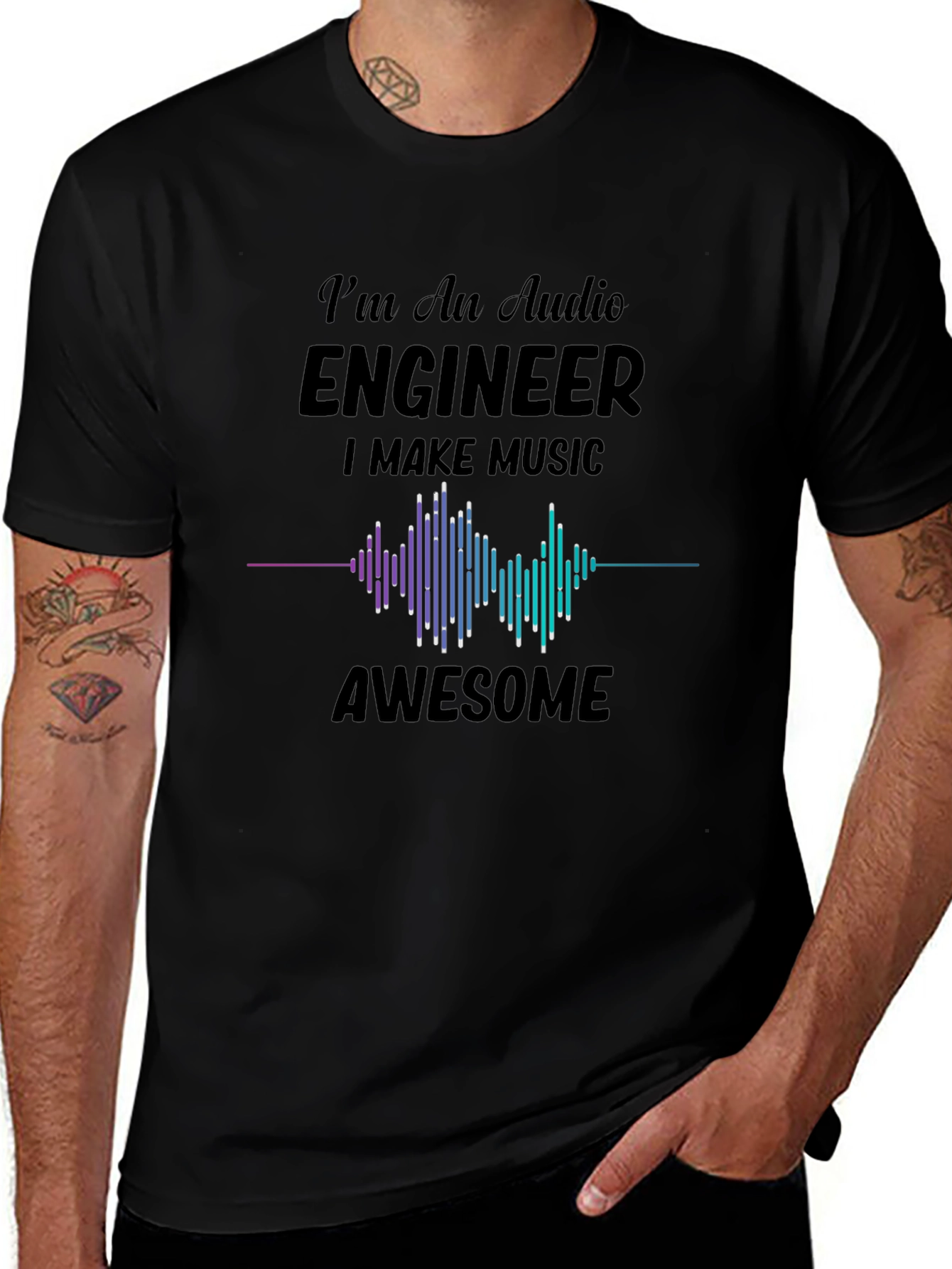 Audio Engineer T-Shirt - Music Maker Graphic Tee