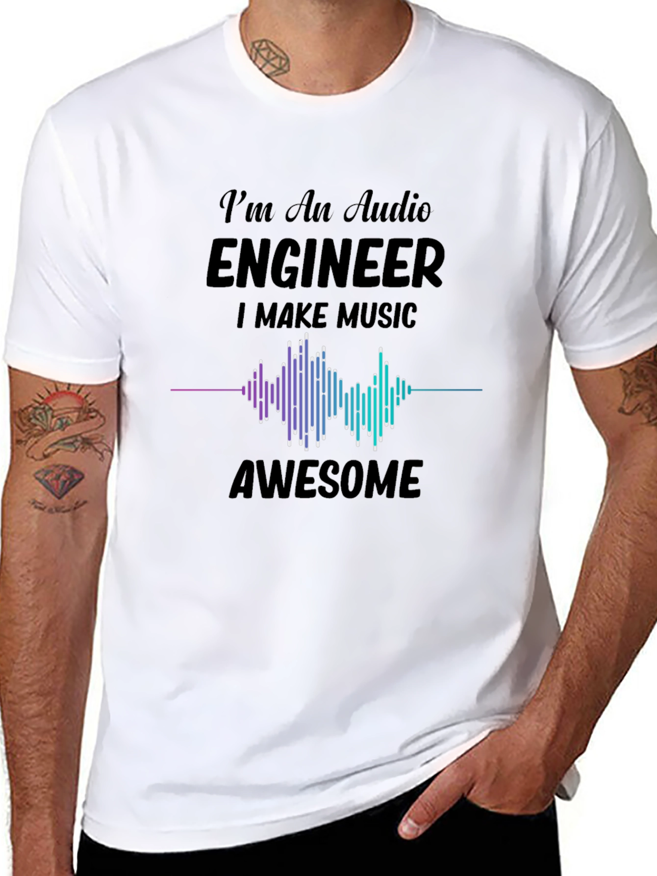 Audio Engineer T-Shirt - Music Maker Graphic Tee