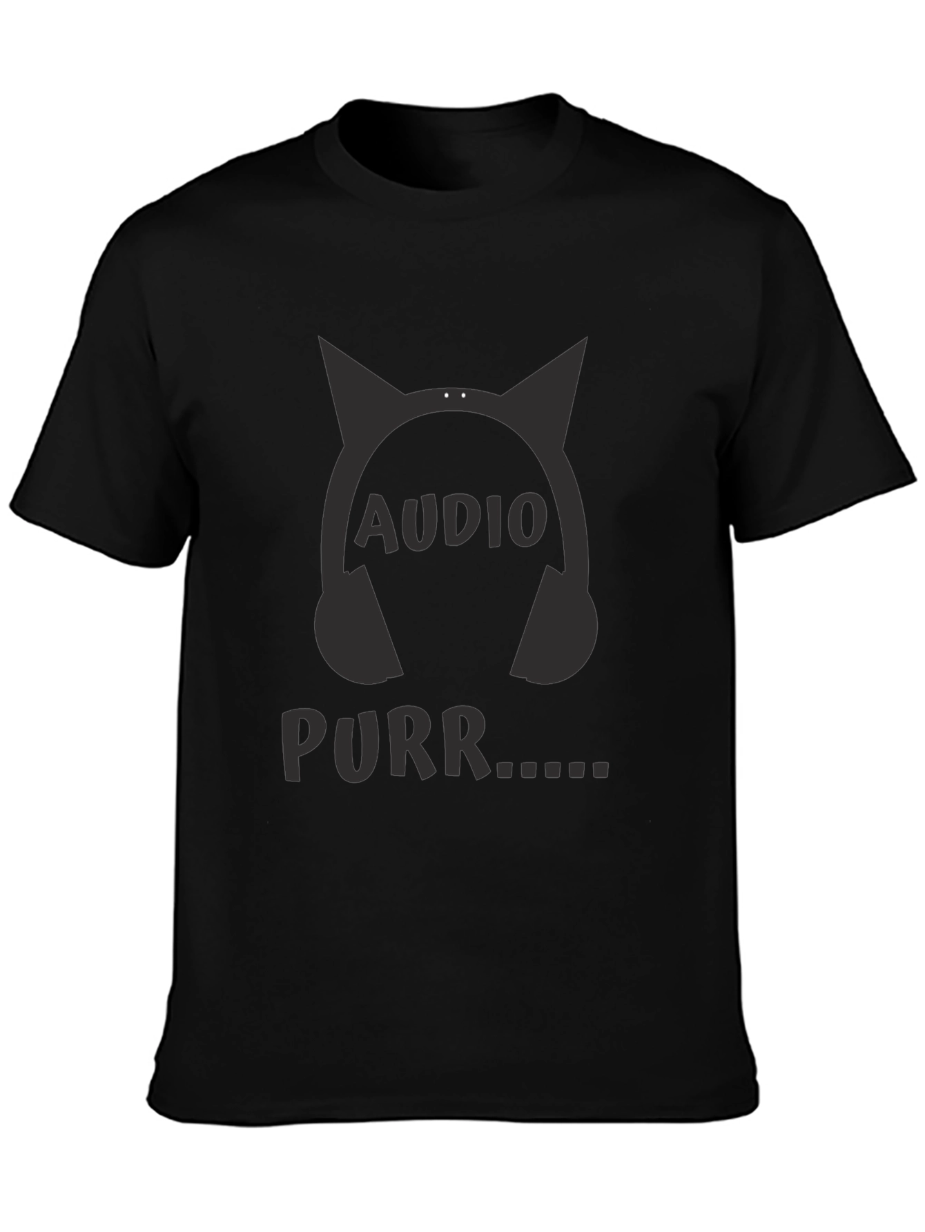 Audio Purr Cat Headphones T-Shirt