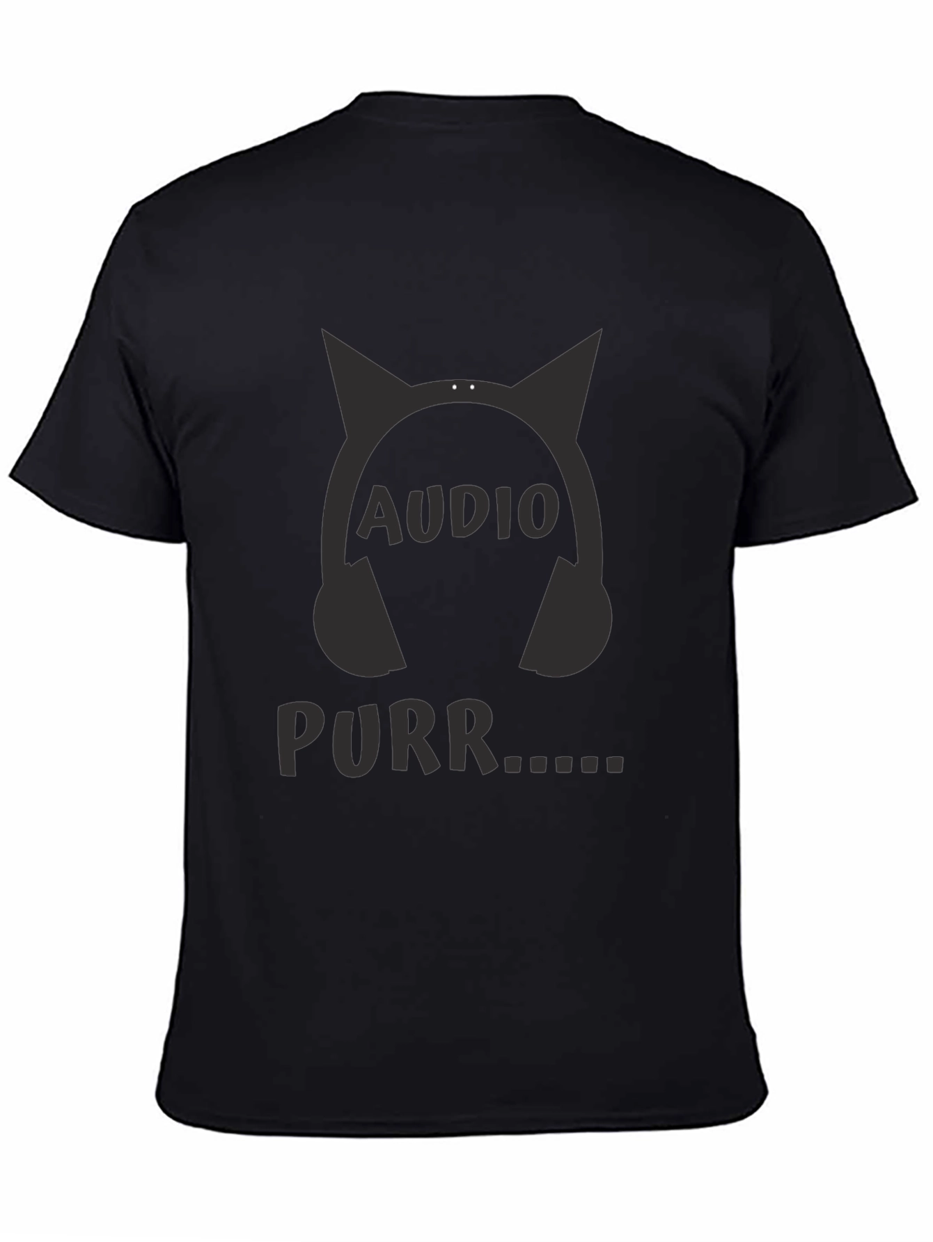 Audio Purr Cat Headphones T-Shirt