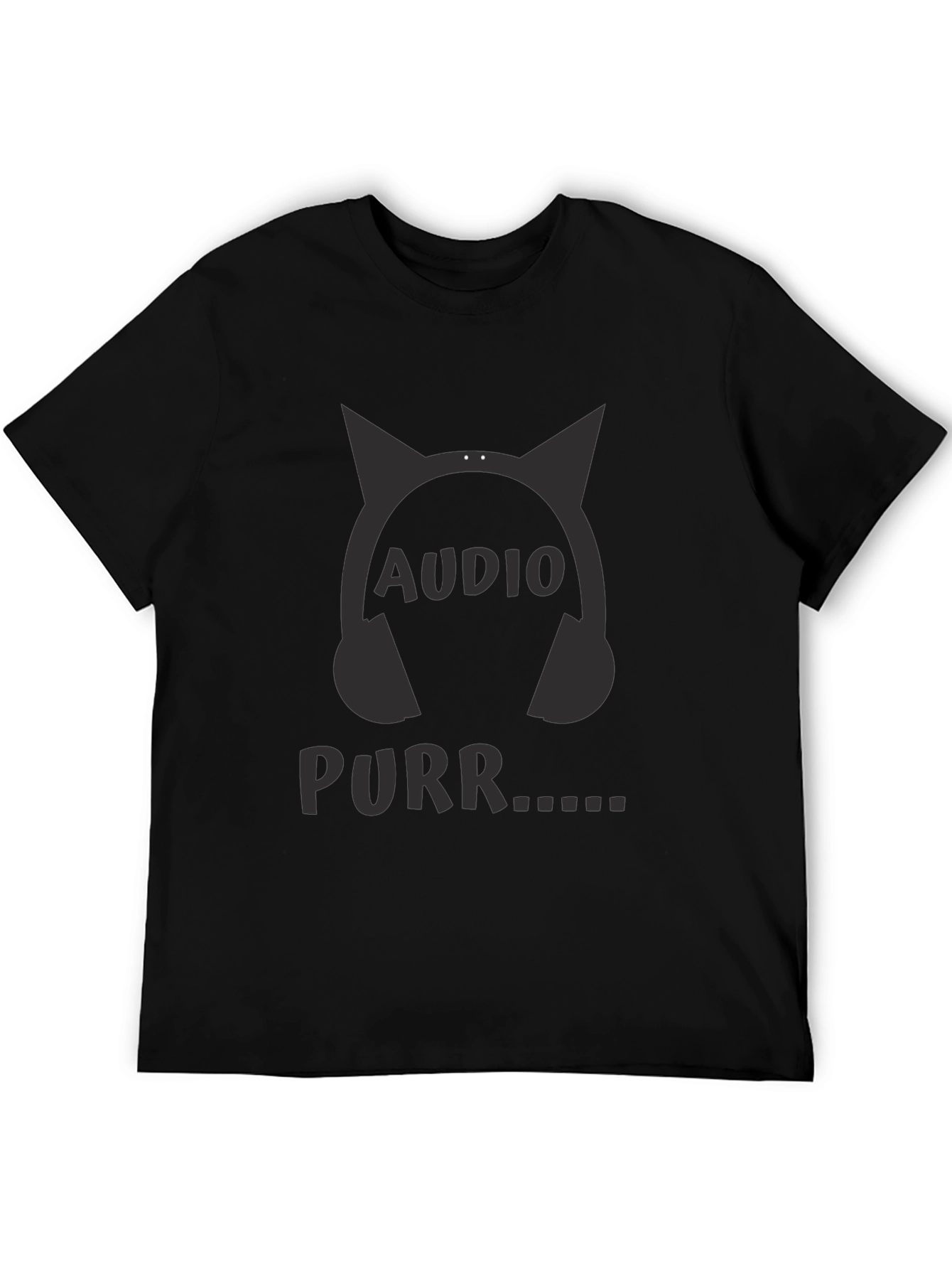 Audio Purr Cat Headphones T-Shirt