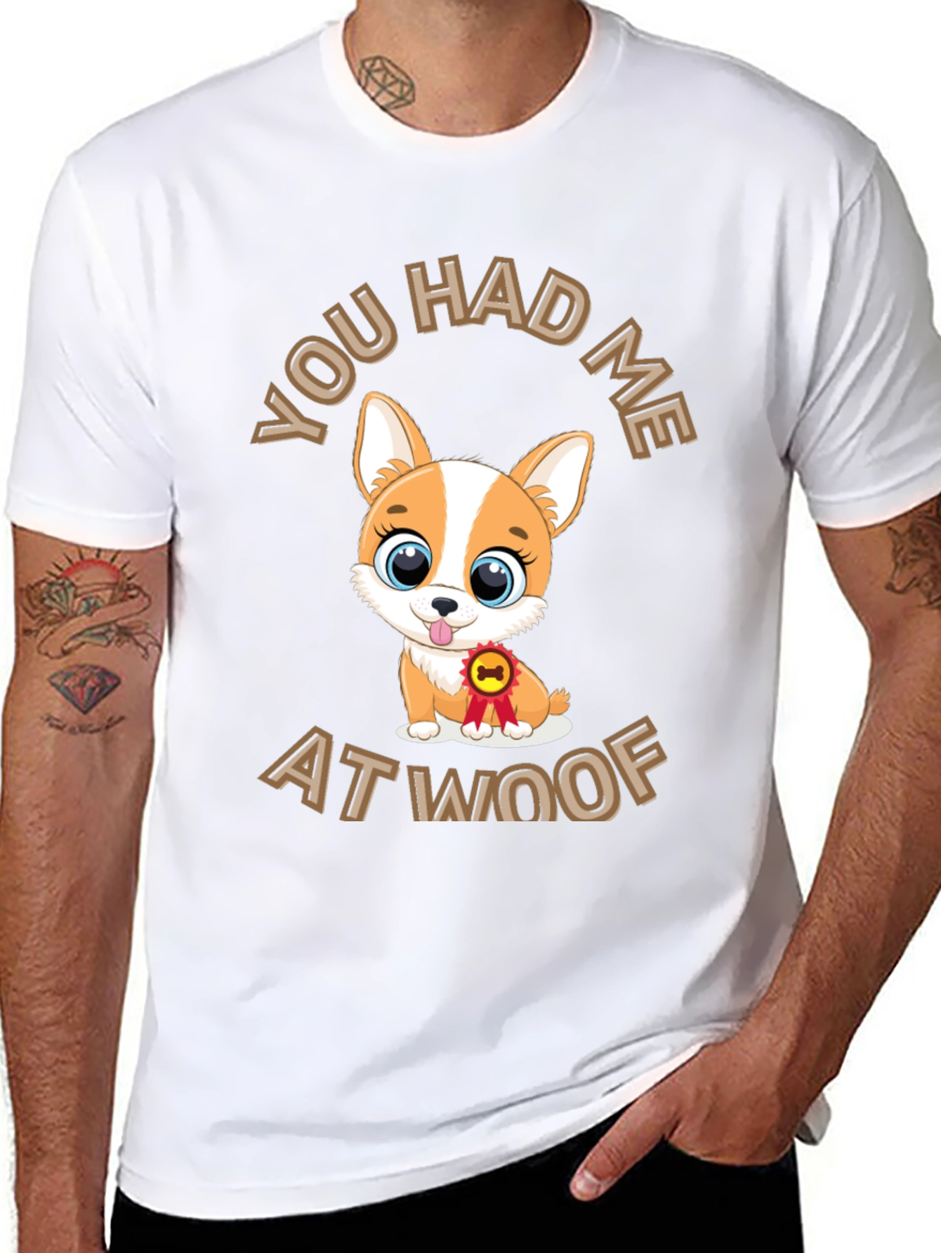 You Had Me At Woof Cute Dog T-Shirt