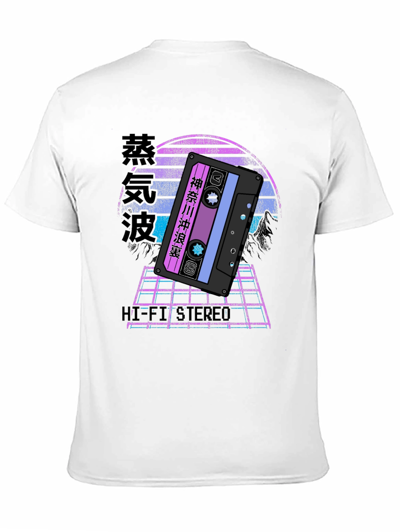 Vaporwave Cassette Tape Graphic T-Shirt