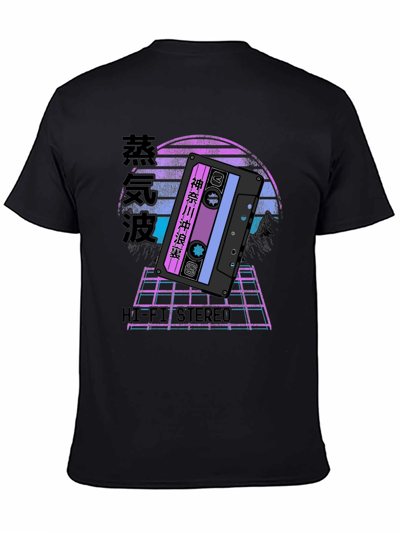Vaporwave Cassette Tape Graphic T-Shirt