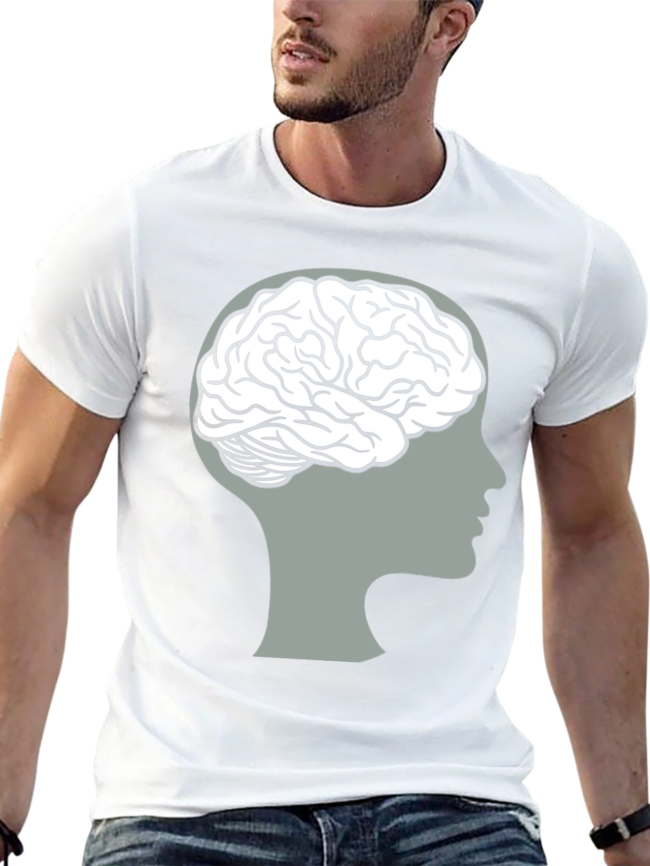 Brain Graphic Tee - Unisex Cerebral Style