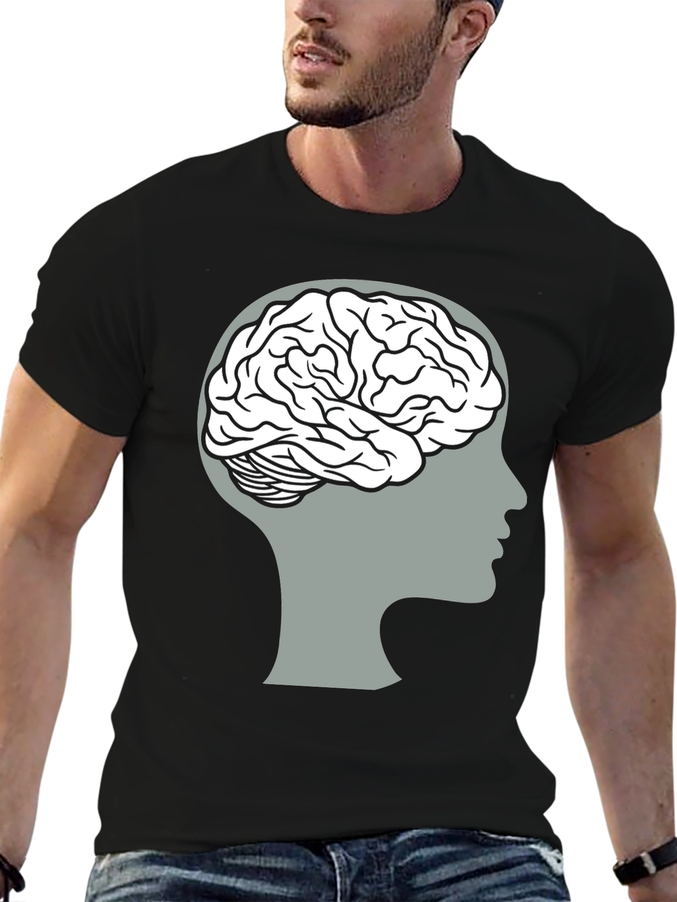 Brain Graphic Tee - Unisex Cerebral Style