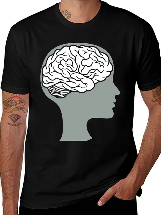 Brain Graphic Tee - Unisex Cerebral Style