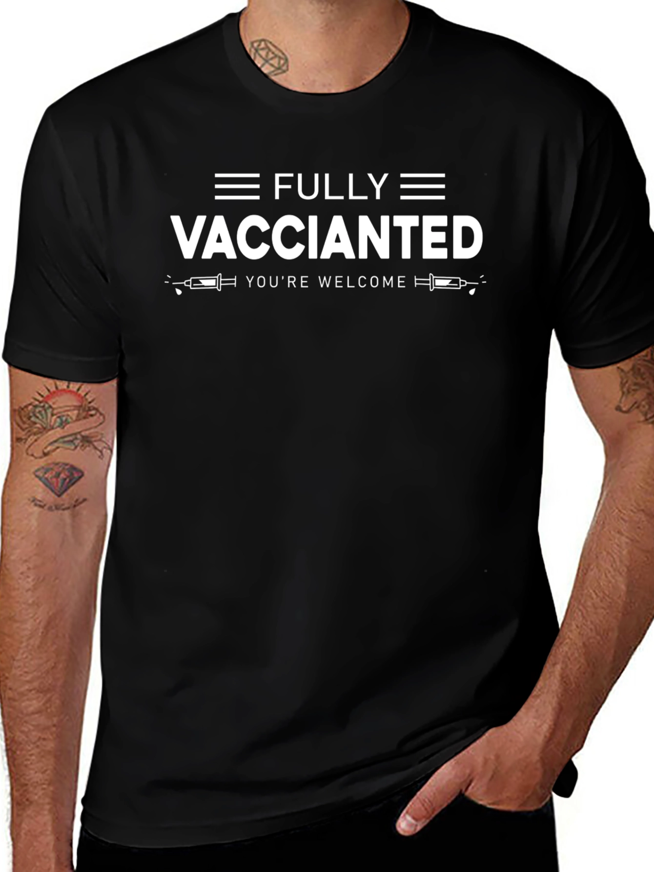 Fully Vaccinated Graphic T-Shirt - Youre Welcome Tee