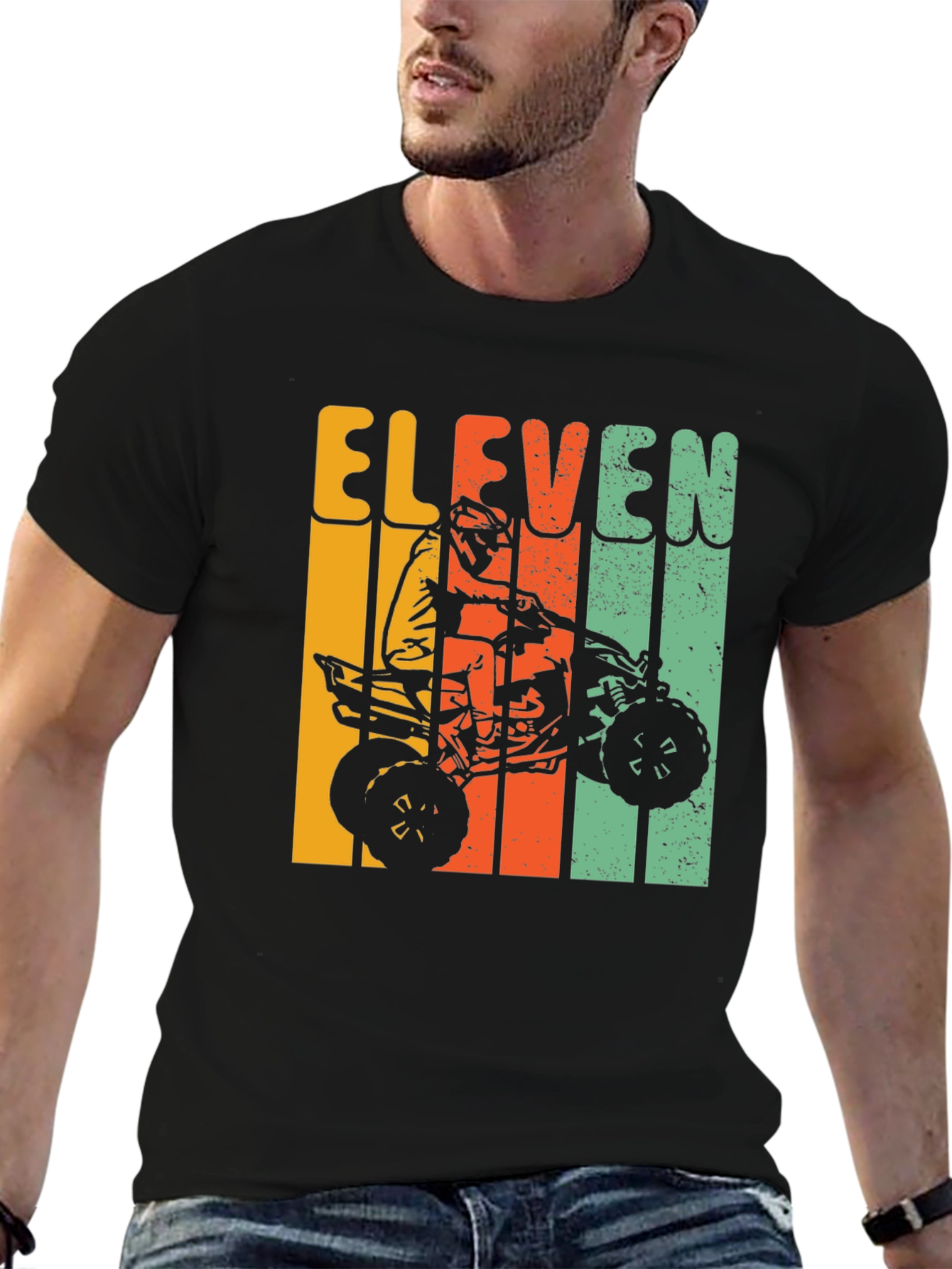 Eleven ATV Birthday Graphic T-Shirt