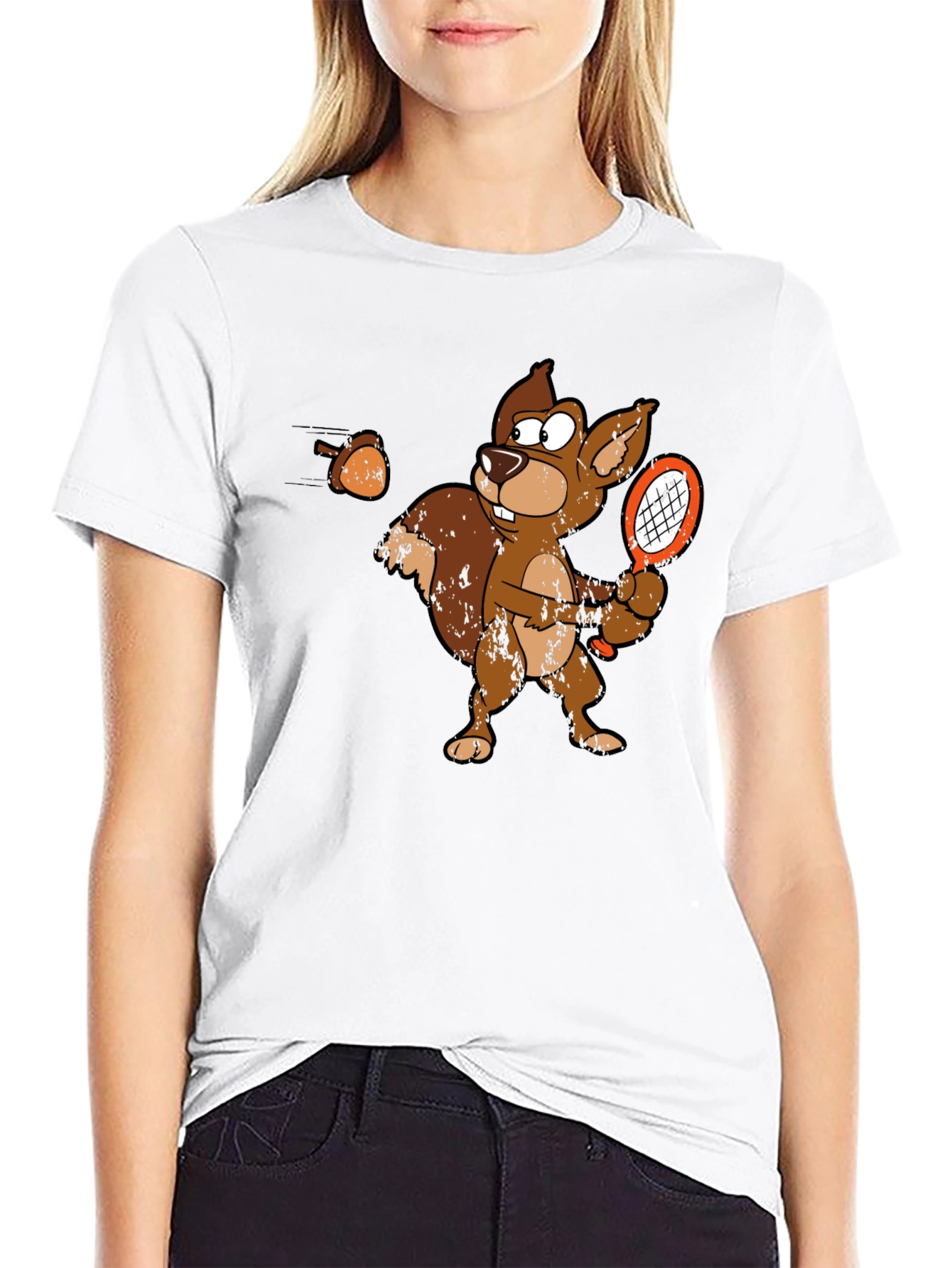 Squirrel Tennis T-Shirt - Ace Your Style!
