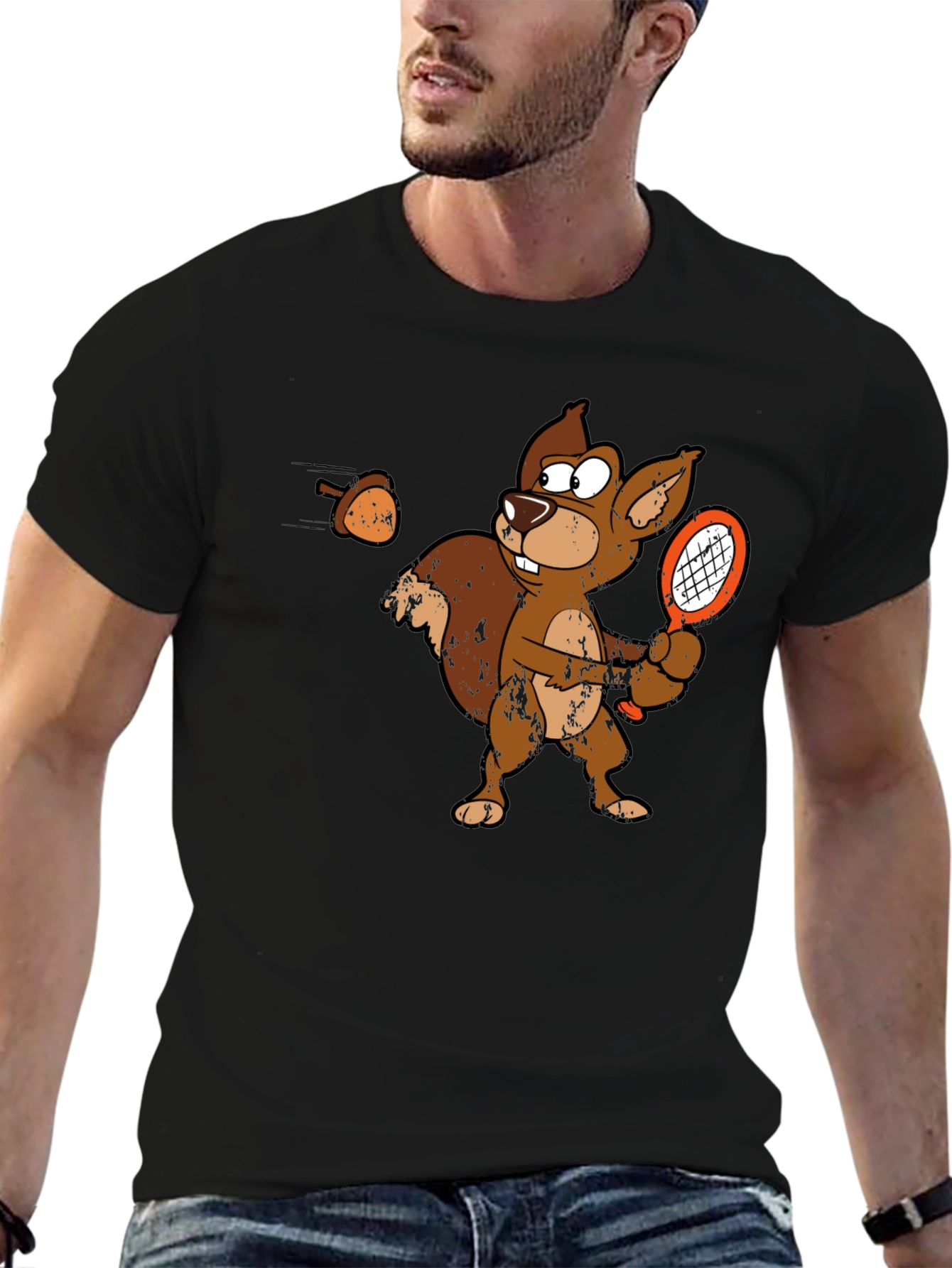 Squirrel Tennis T-Shirt - Ace Your Style!