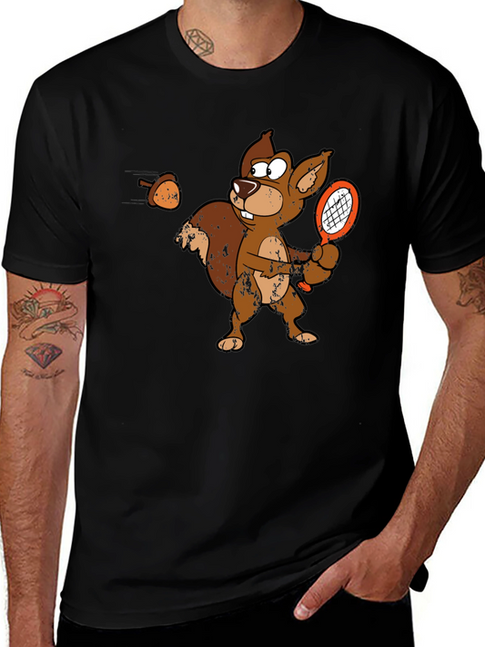 Squirrel Tennis T-Shirt - Ace Your Style!