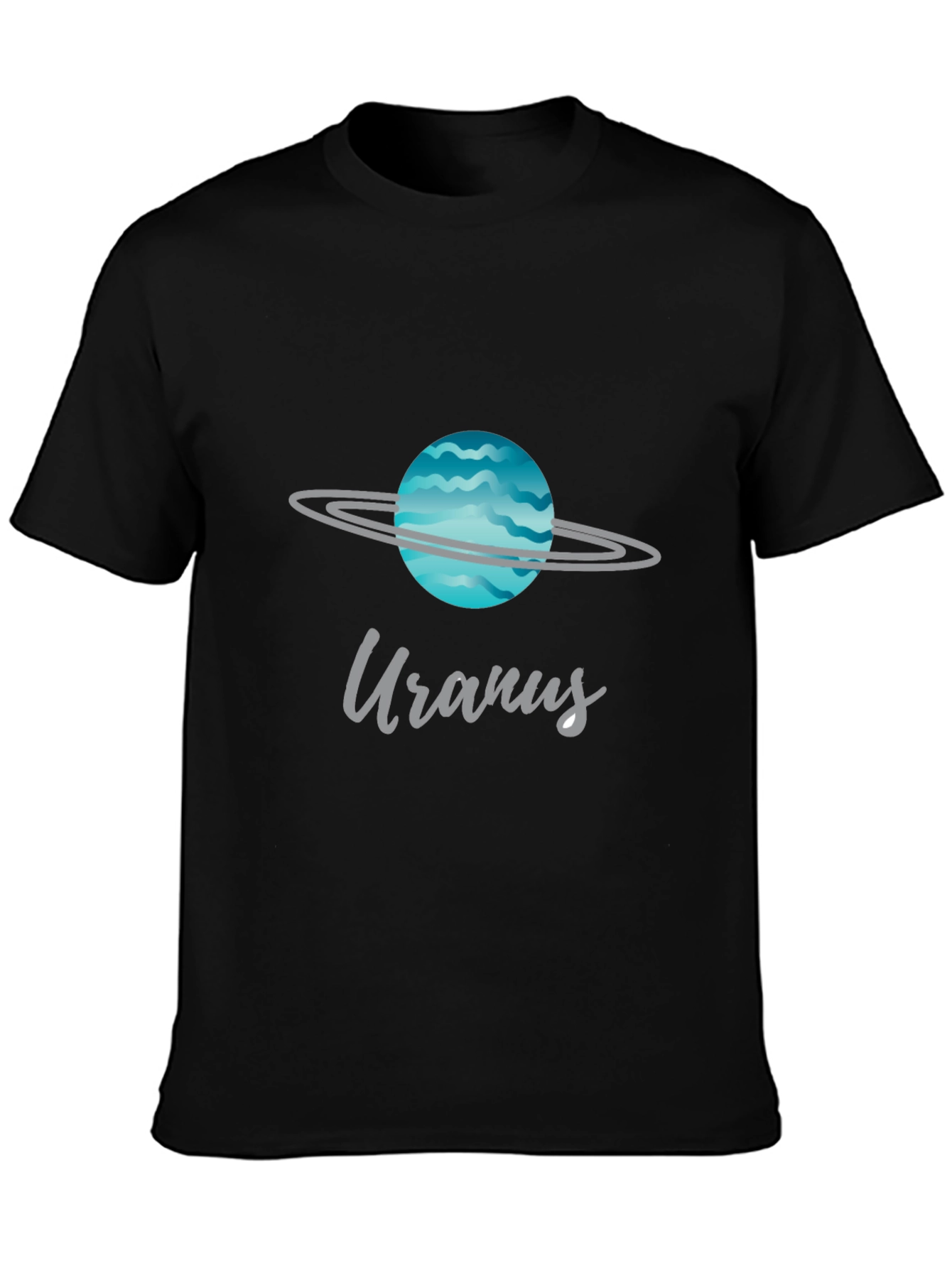 Uranus Planet Graphic Tee - Space Style!