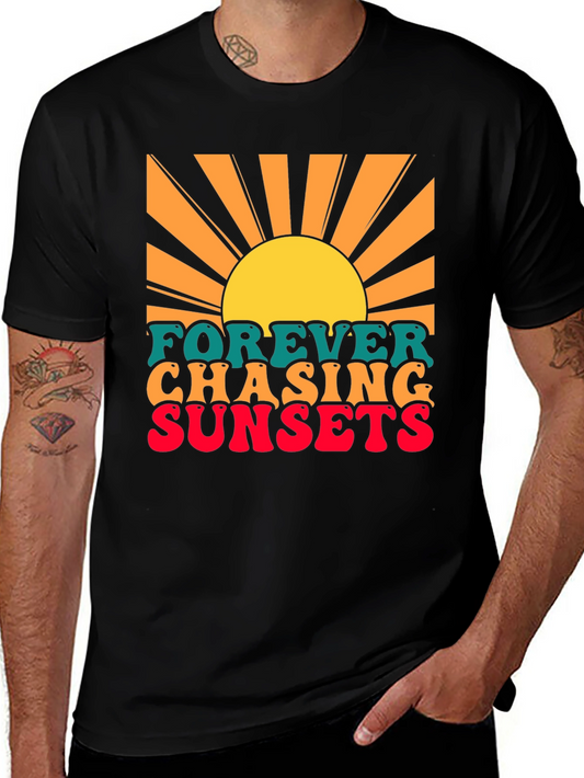 Forever Chasing Sunsets Graphic T-Shirt