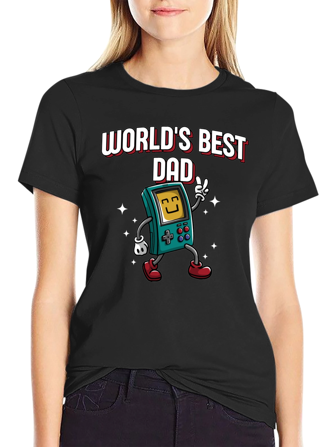 Worlds Best Dad Gamer T-Shirt