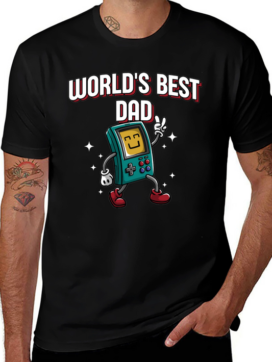 Worlds Best Dad Gamer T-Shirt