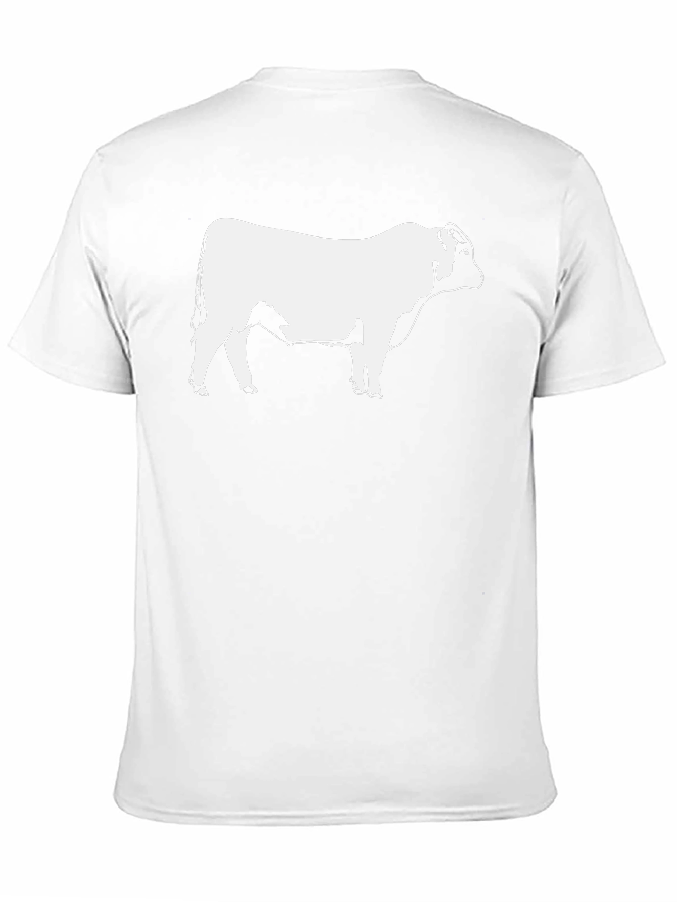 Bull Graphic T-Shirt - Black Short Sleeve Casual