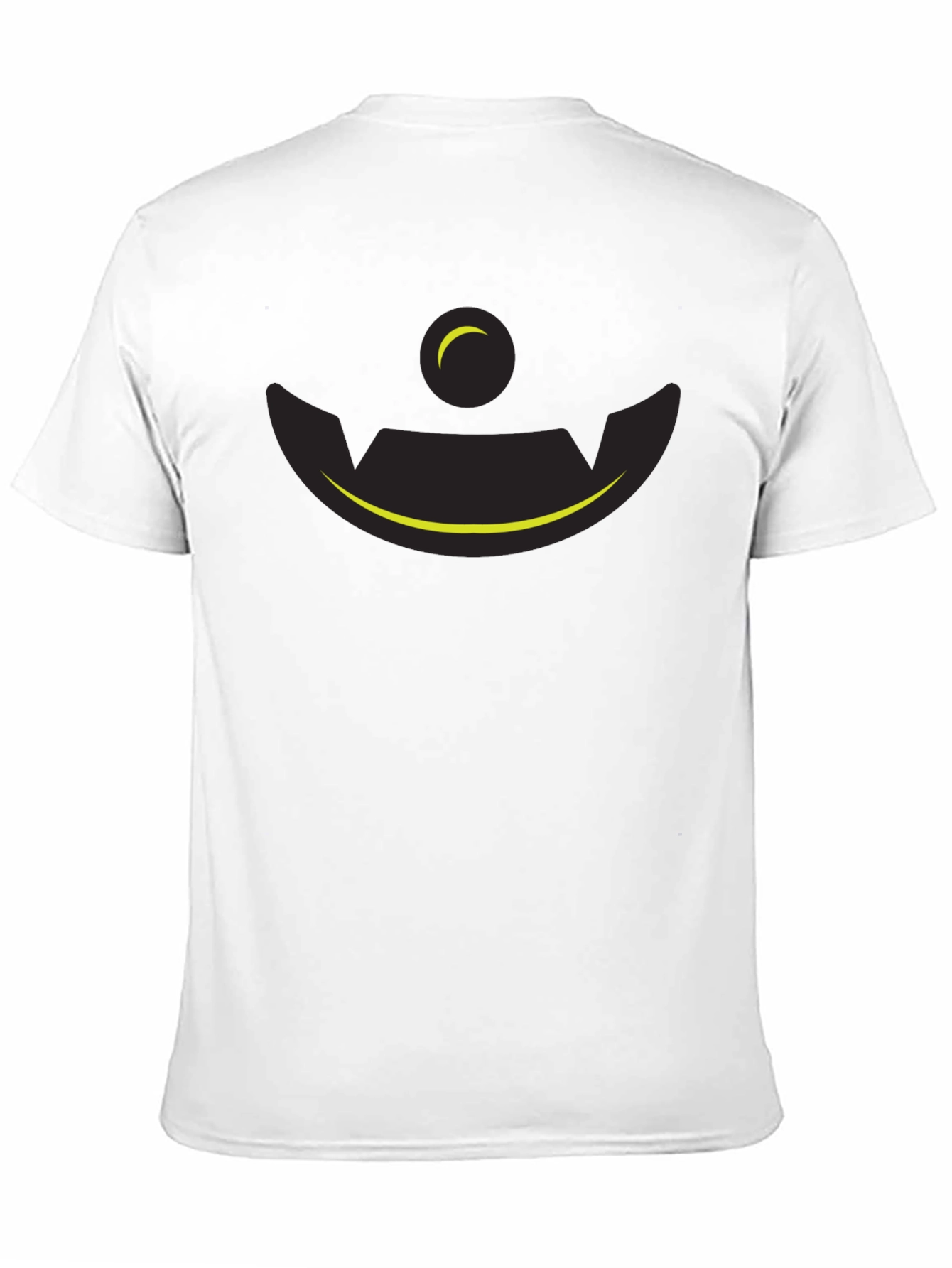 Mens Black Pumpkin Face Graphic Tee