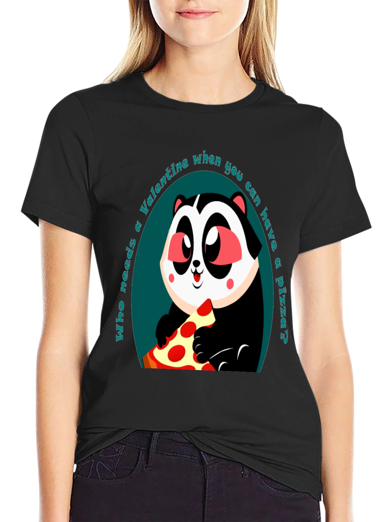 Funny Valentines Day Pizza T-Shirt