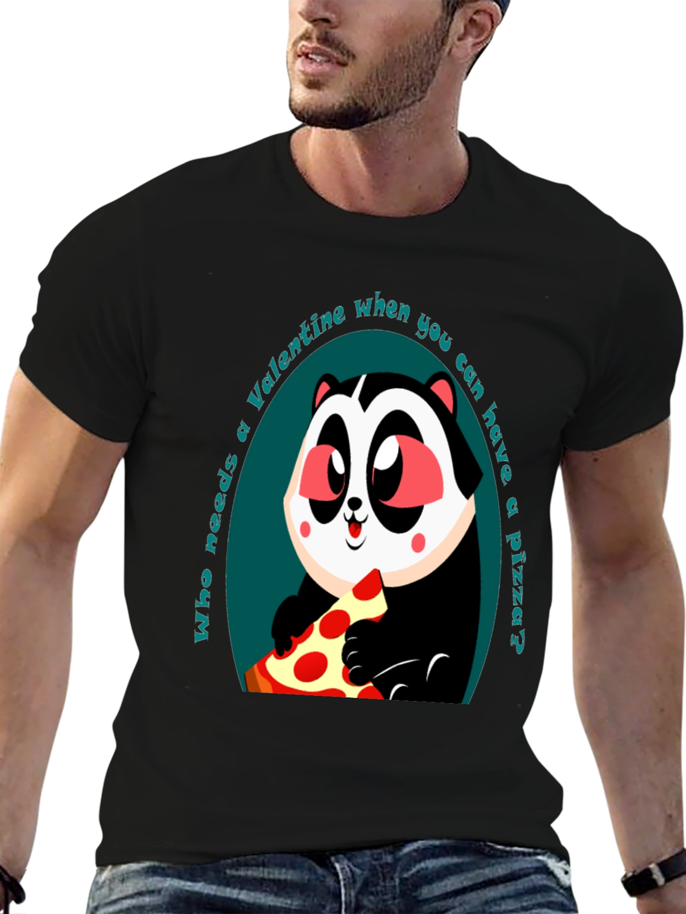 Funny Valentines Day Pizza T-Shirt