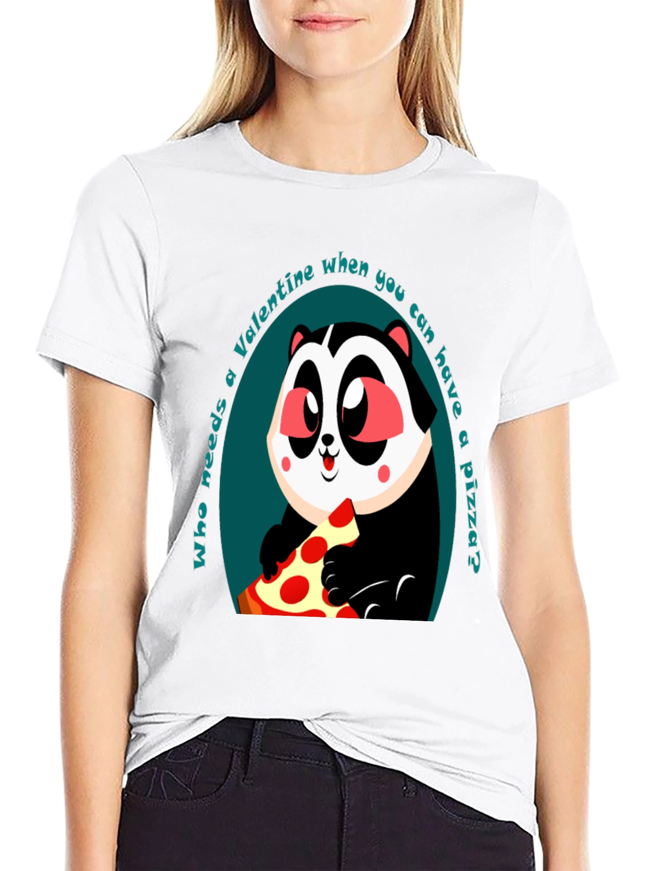 Funny Valentines Day Pizza T-Shirt