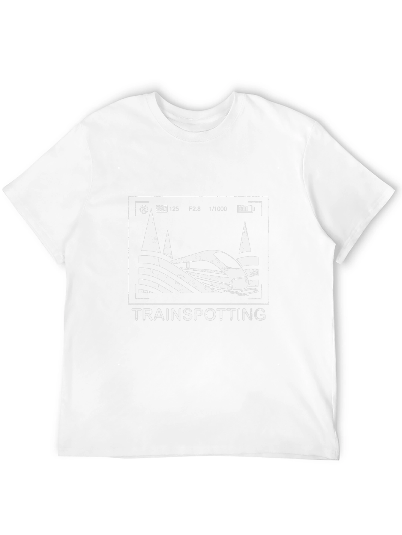 Trainspotting Graphic Tee - Camera Mode Train Design