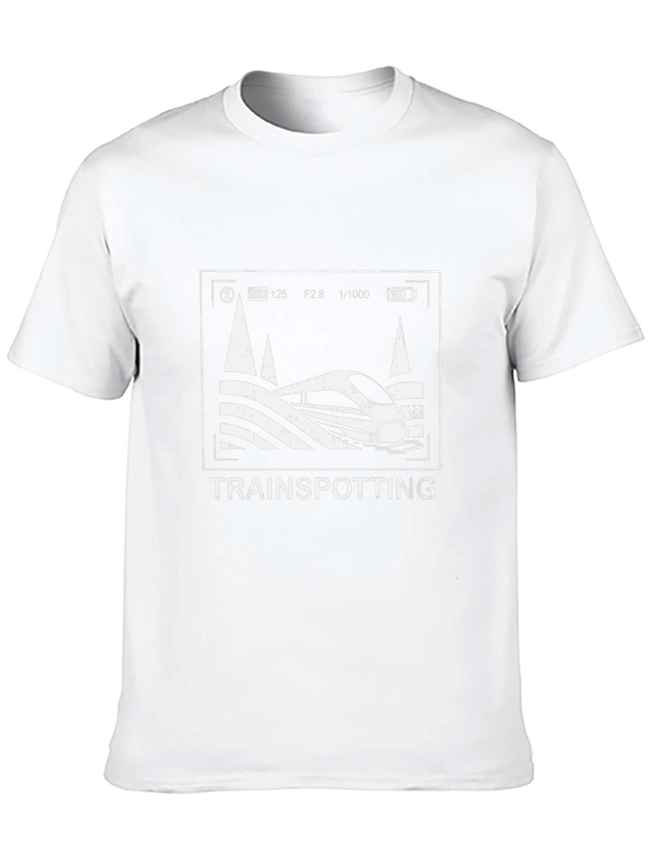 Trainspotting Graphic Tee - Camera Mode Train Design