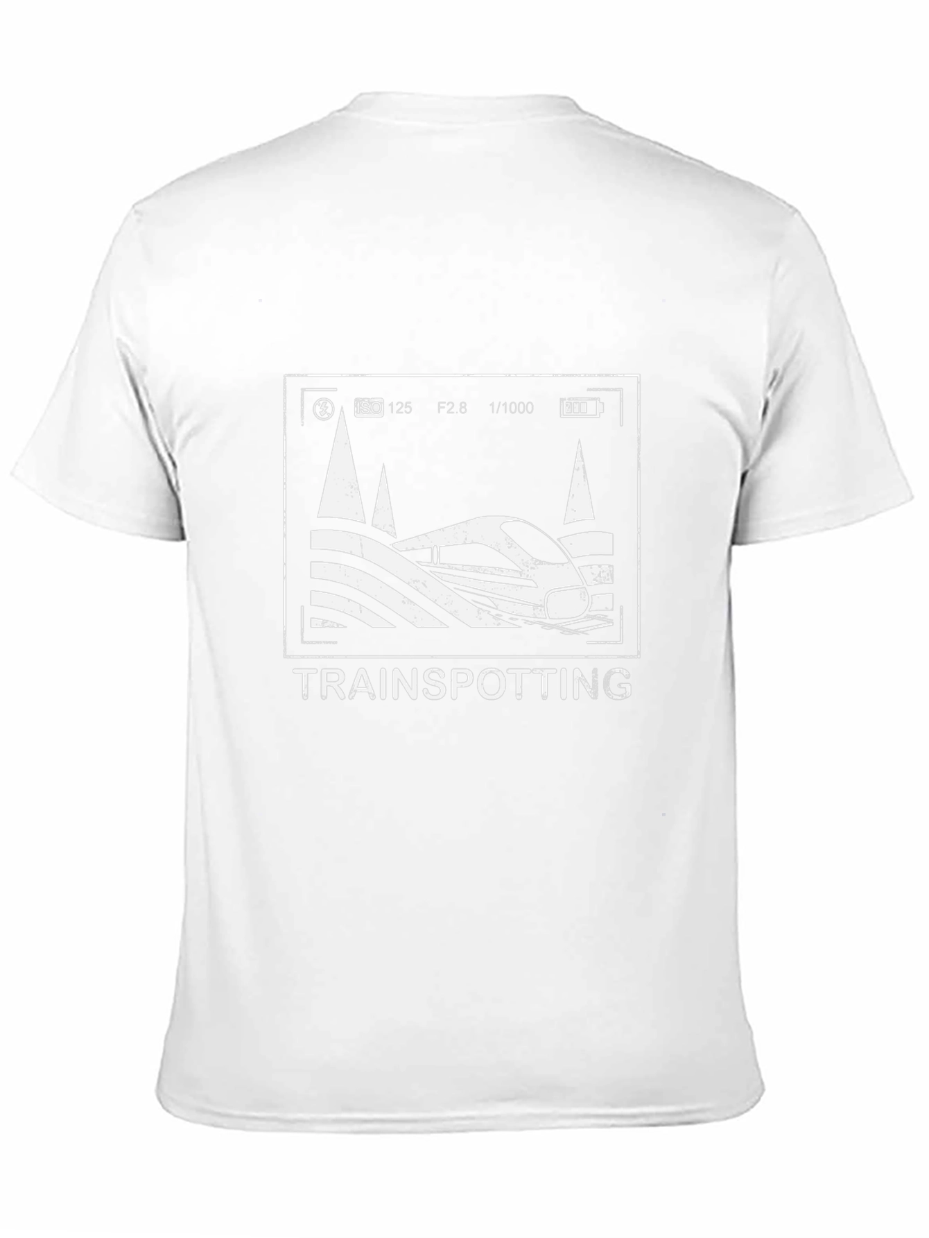 Trainspotting Graphic Tee - Camera Mode Train Design