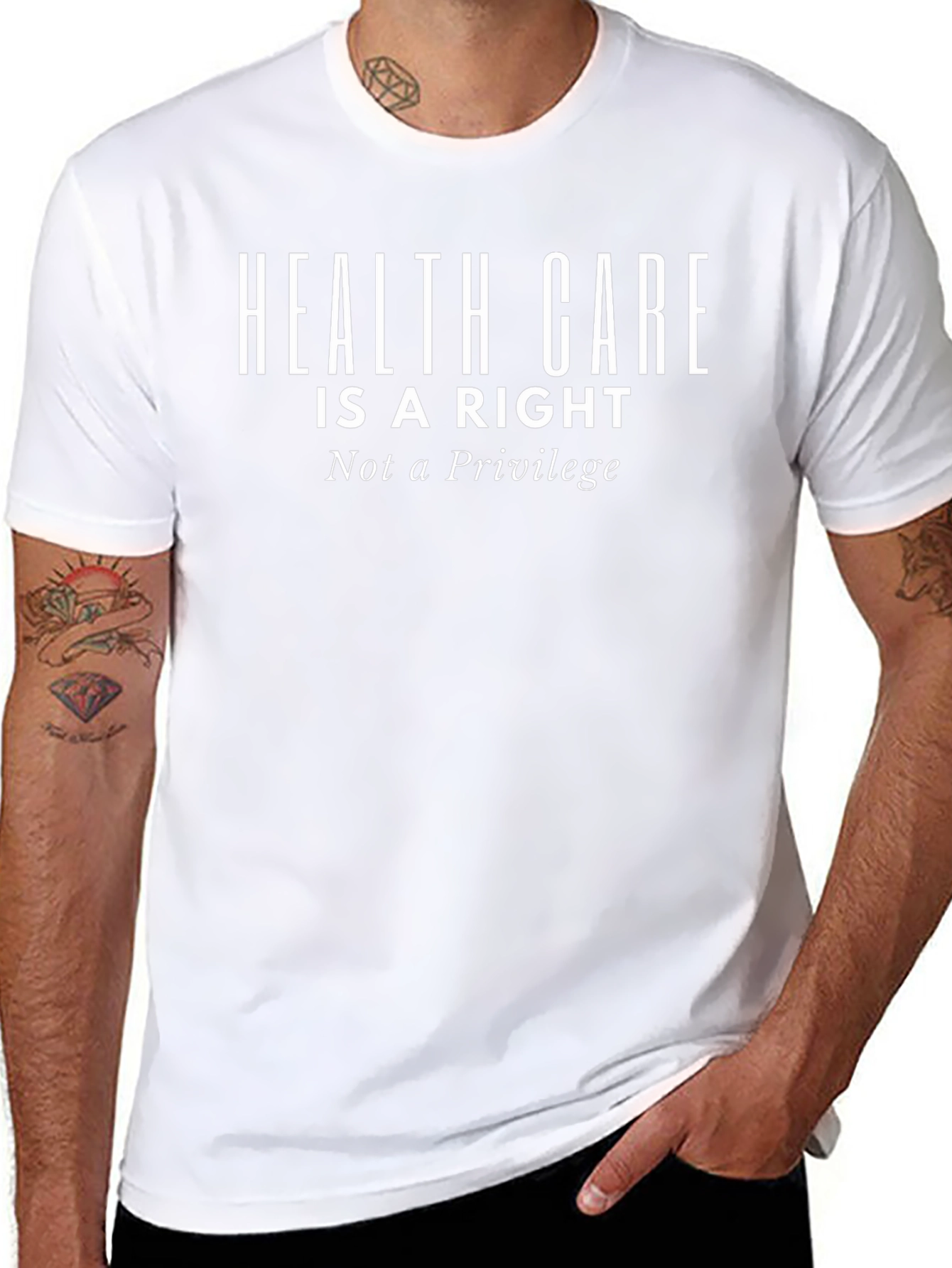 Health Care is a Right Tee - Black