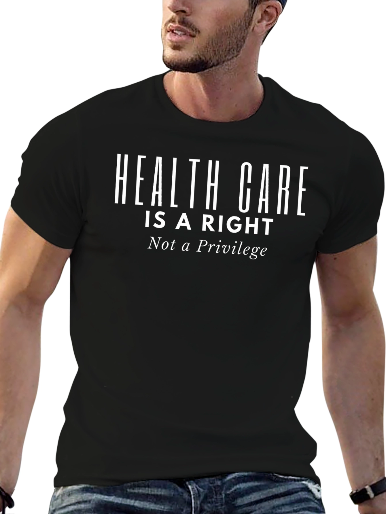 Health Care is a Right Tee - Black