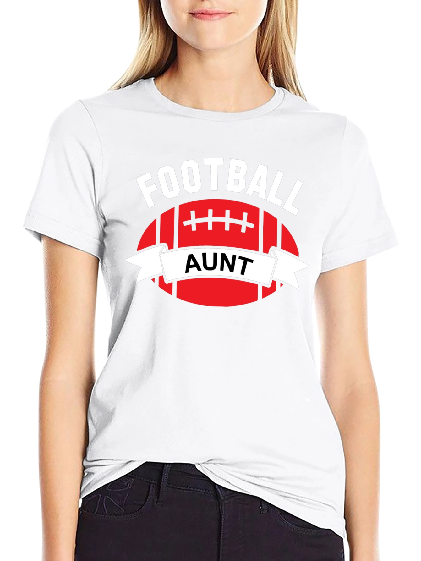 Football Aunt T-Shirt - Game Day Tee