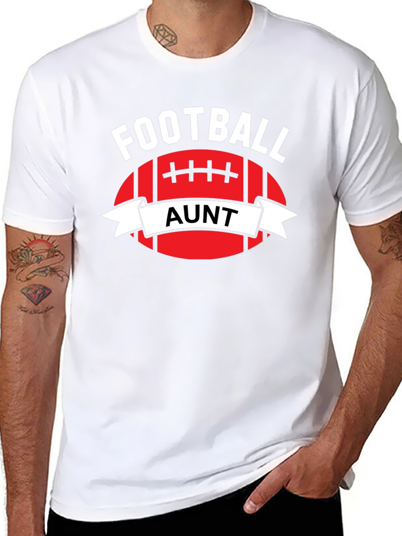 Football Aunt T-Shirt - Game Day Tee