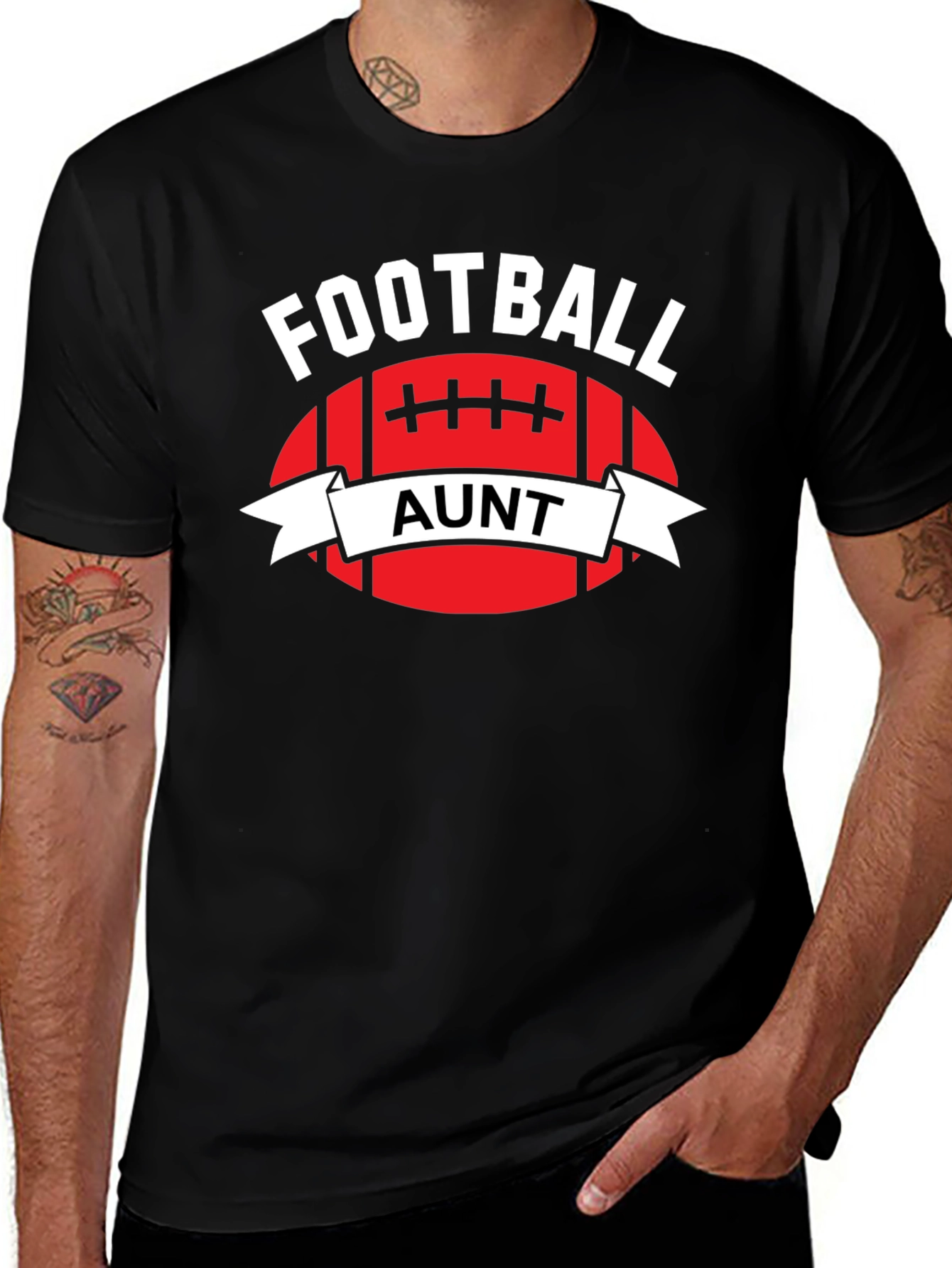Football Aunt T-Shirt - Game Day Tee