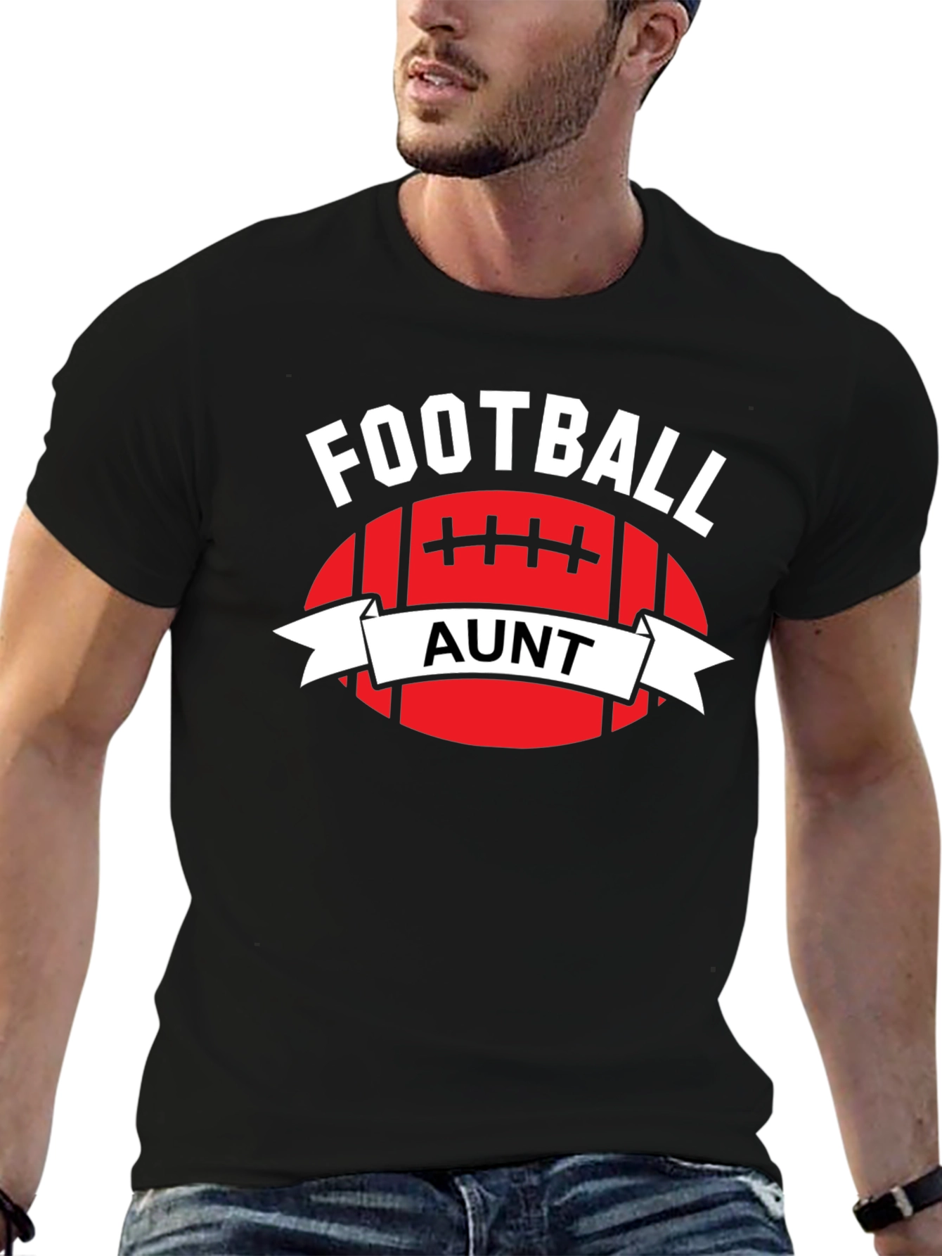 Football Aunt T-Shirt - Game Day Tee