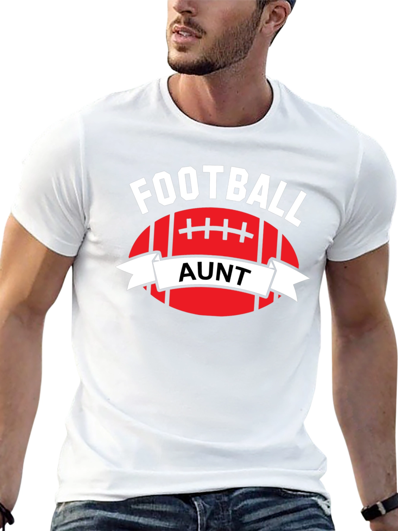 Football Aunt T-Shirt - Game Day Tee