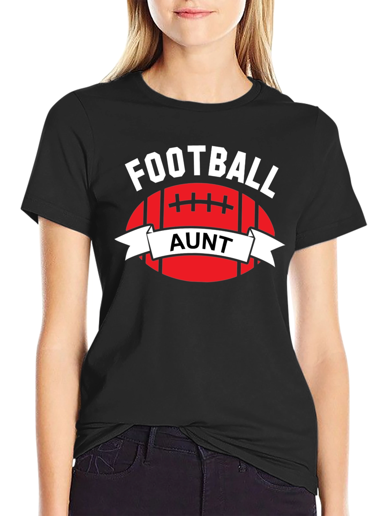 Football Aunt T-Shirt - Game Day Tee